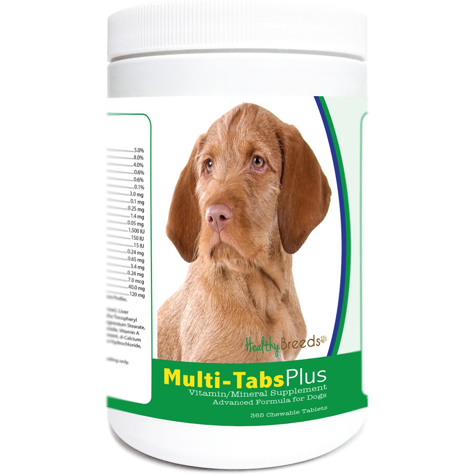 Healthy Breeds Multi-Tabs Plus Chewable Tablets Dog Supplement, 365 count