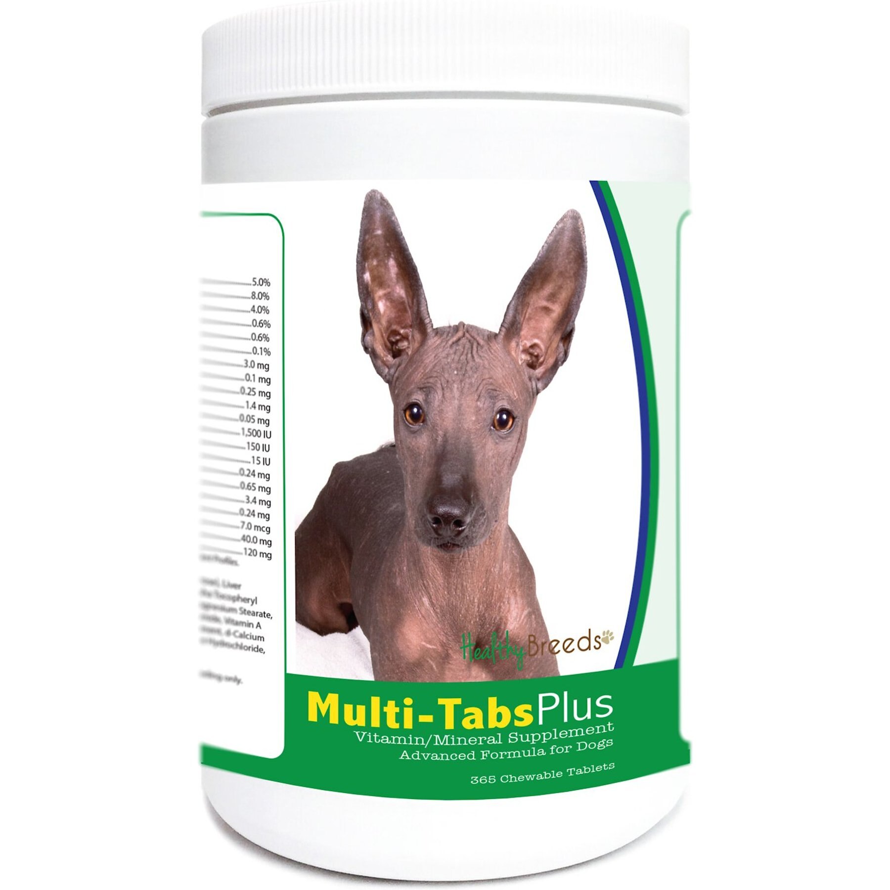 Healthy Breeds Multi-Tabs Plus Chewable Tablets Dog Supplement, 365 count