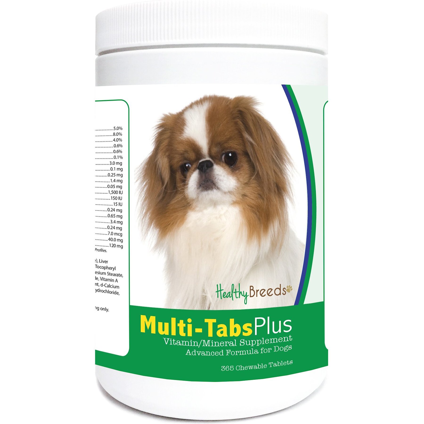 Healthy Breeds Multi-Tabs Plus Chewable Tablets Dog Supplement, 365 count