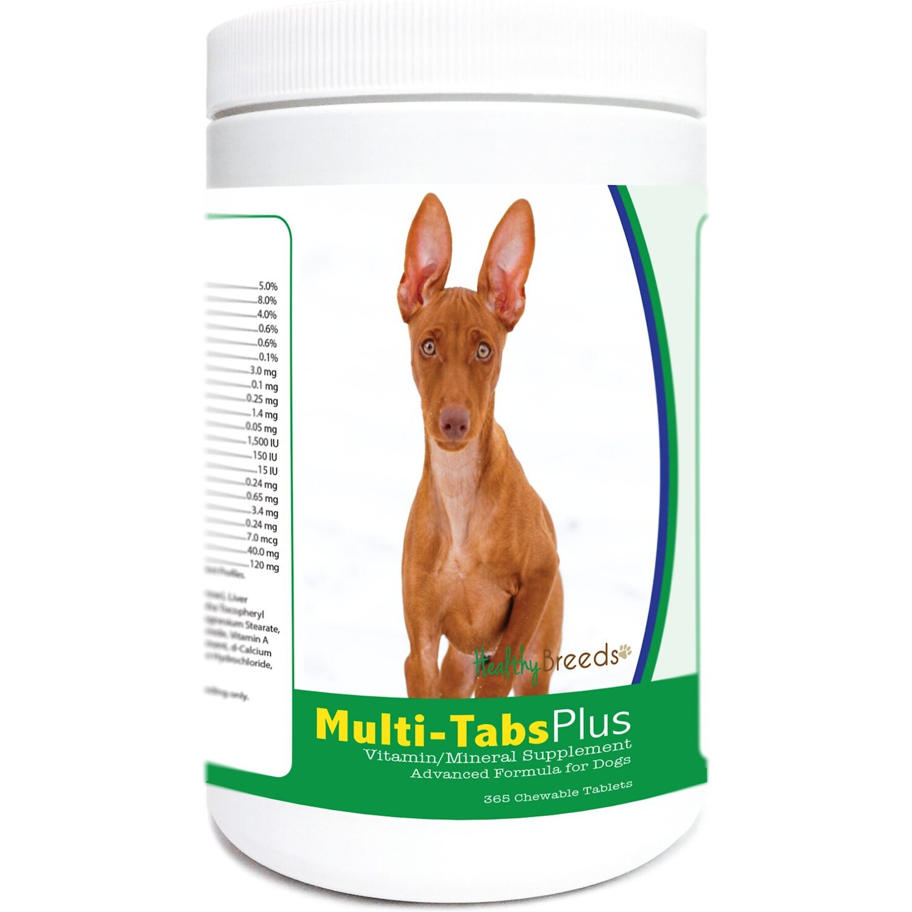 Healthy Breeds Multi-Tabs Plus Chewable Tablets Dog Supplement, 365 count