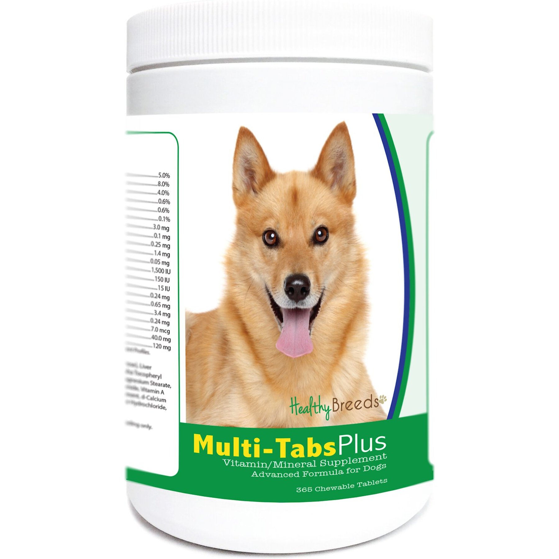 Healthy Breeds Multi-Tabs Plus Chewable Tablets Dog Supplement, 365 count