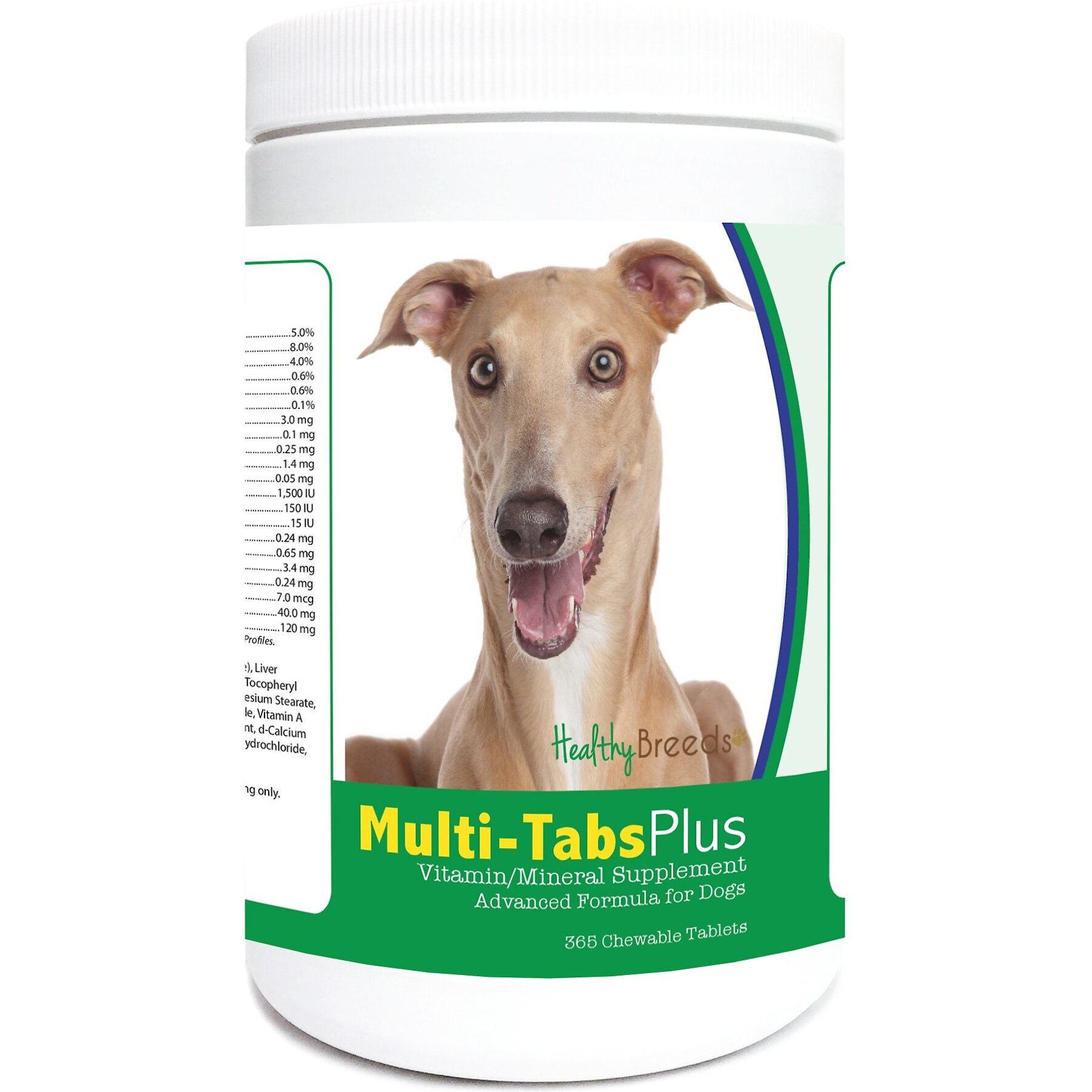 Healthy Breeds Multi-Tabs Plus Chewable Tablets Dog Supplement, 365 count