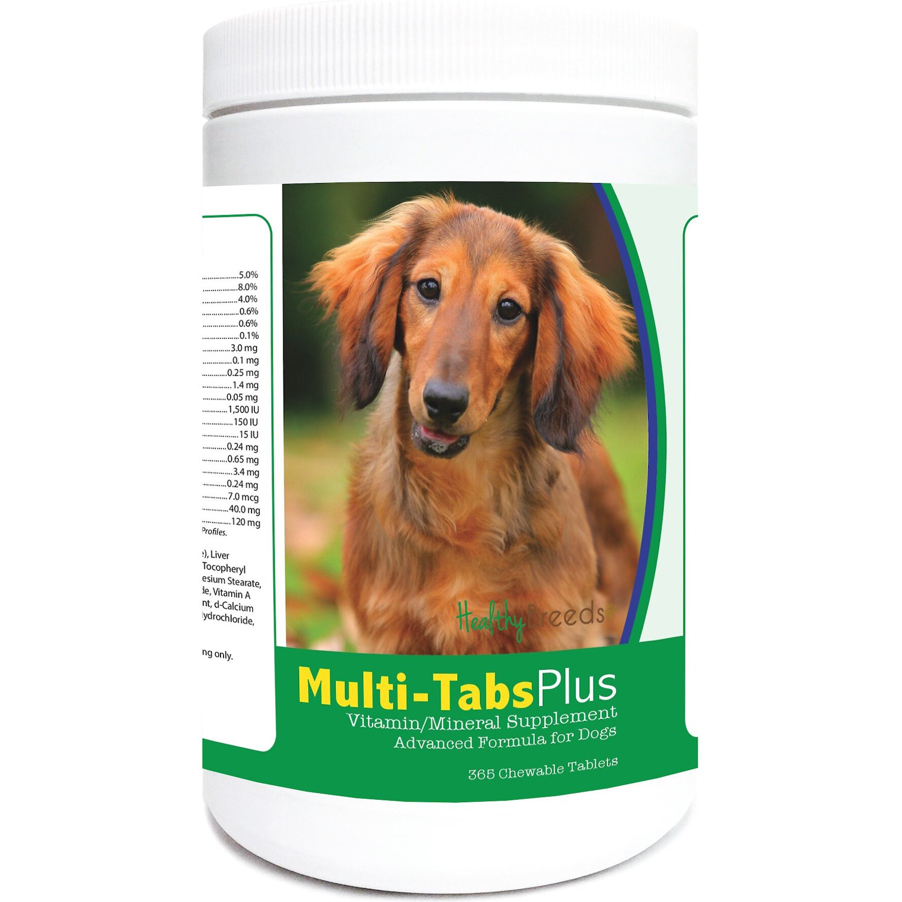 Healthy Breeds Multi-Tabs Plus Chewable Tablets Dog Supplement, 365 count