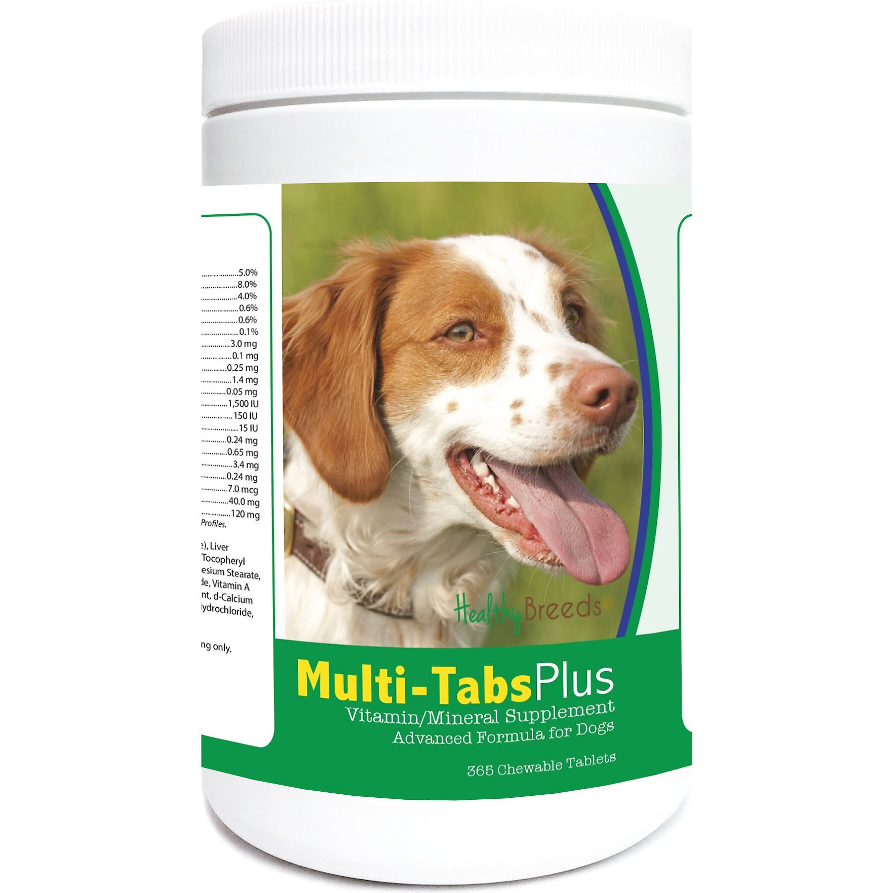 Healthy Breeds Multi-Tabs Plus Chewable Tablets Dog Supplement, 365 count