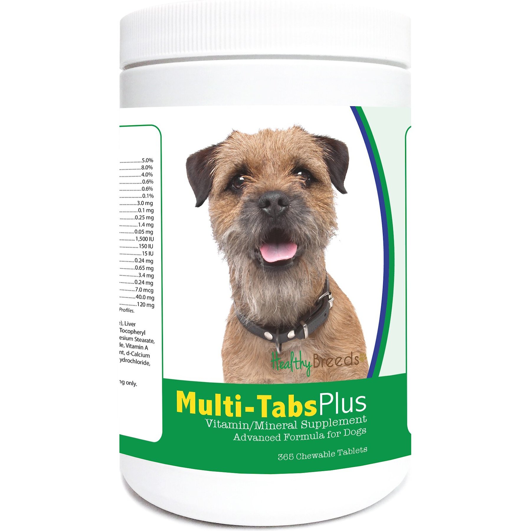 Healthy Breeds Multi-Tabs Plus Chewable Tablets Dog Supplement, 365 count