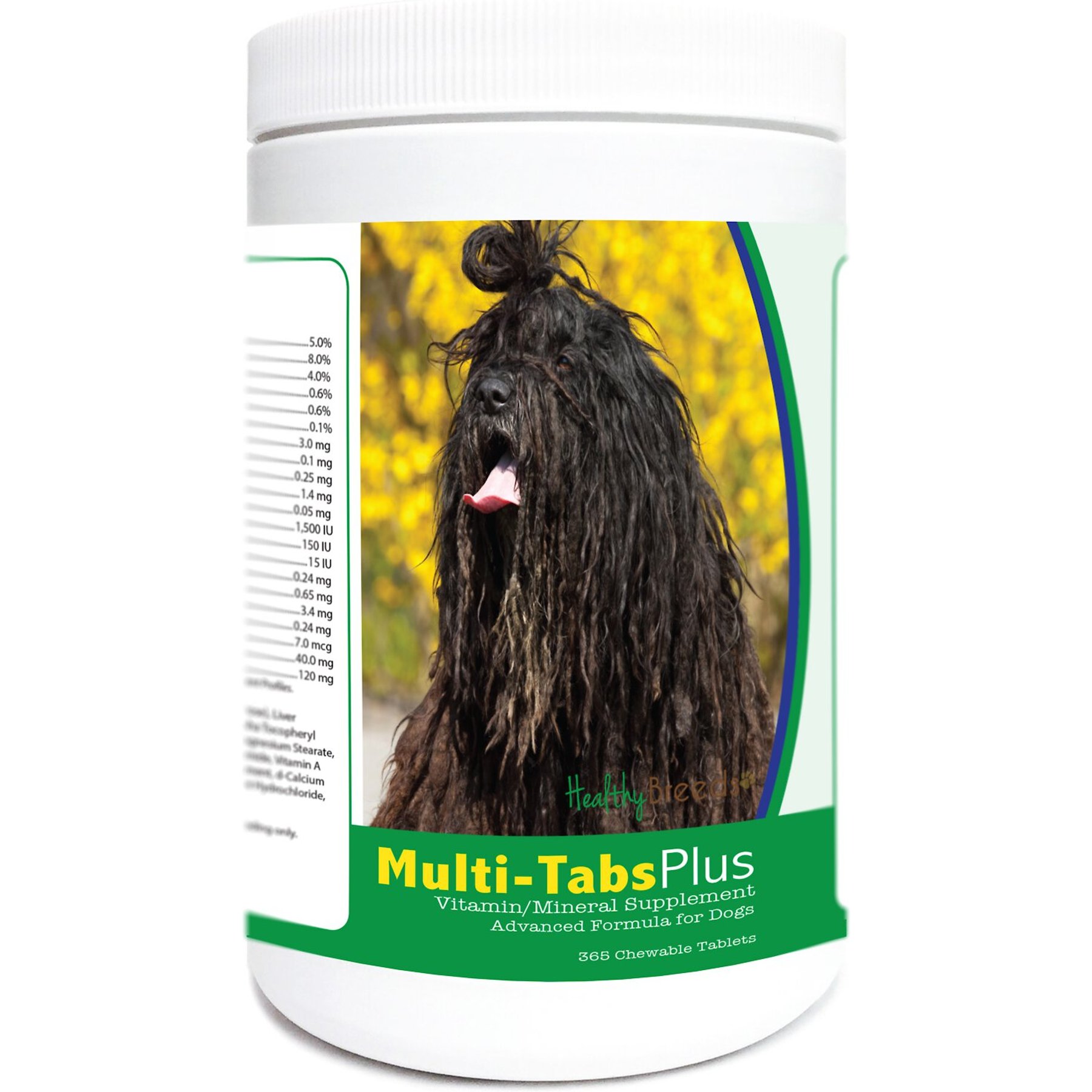 Healthy Breeds Multi-Tabs Plus Chewable Tablets Dog Supplement, 365 count