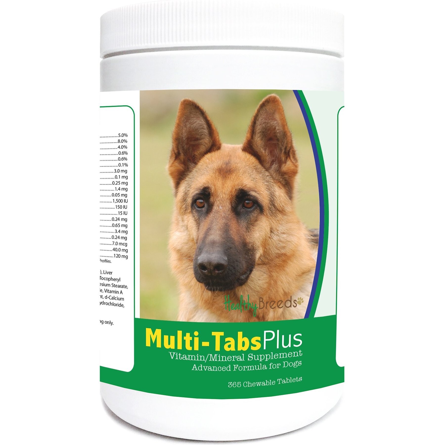 Healthy Breeds Multi-Tabs Plus Chewable Tablets Dog Supplement, 365 count