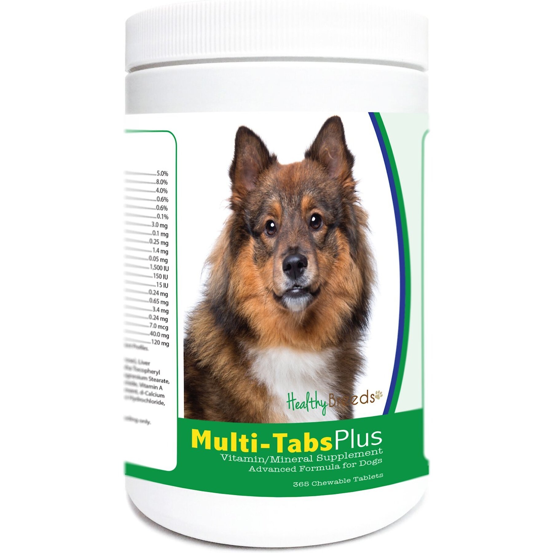 Healthy Breeds Multi-Tabs Plus Chewable Tablets Dog Supplement, 365 count
