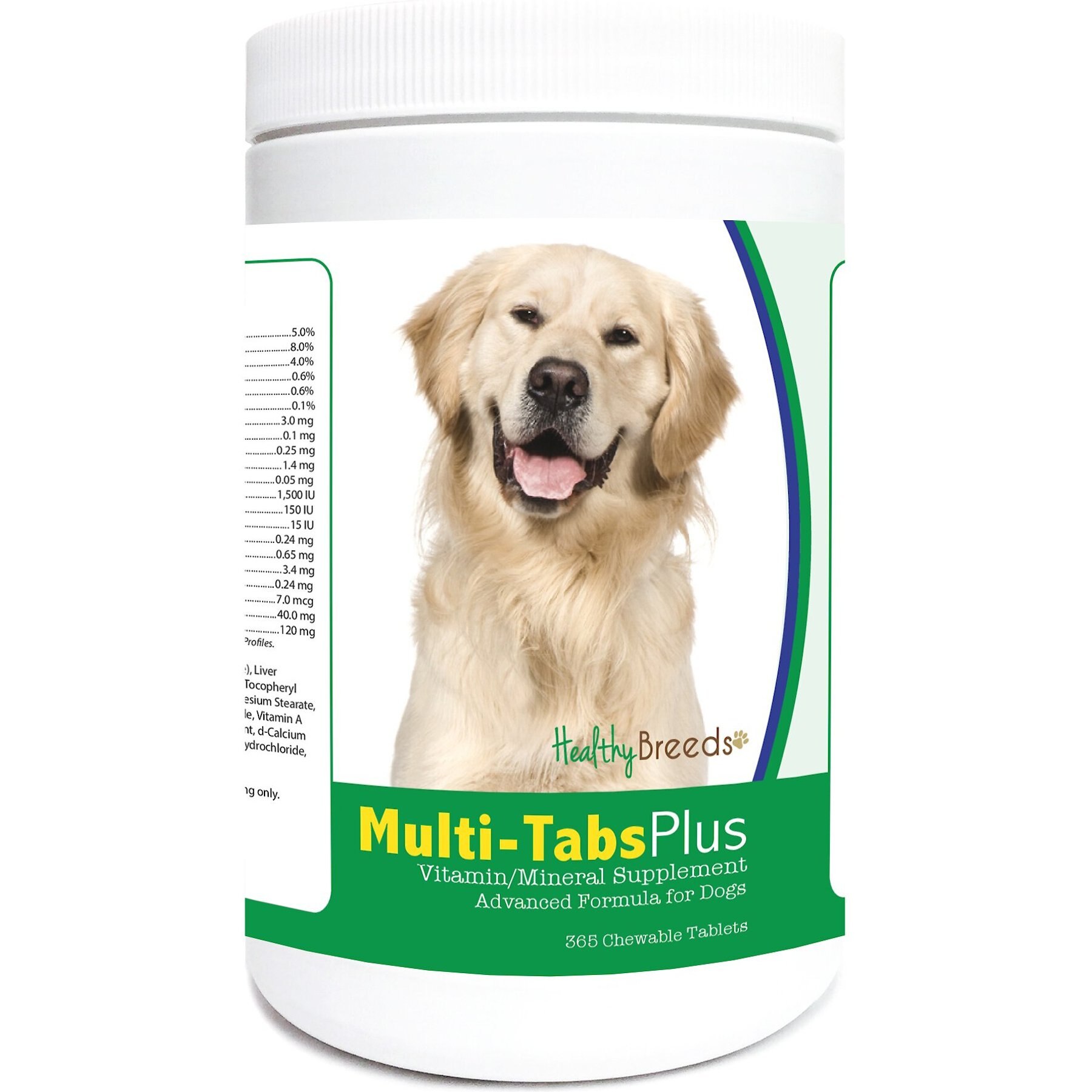 Healthy Breeds Multi-Tabs Plus Chewable Tablets Dog Supplement, 365 count