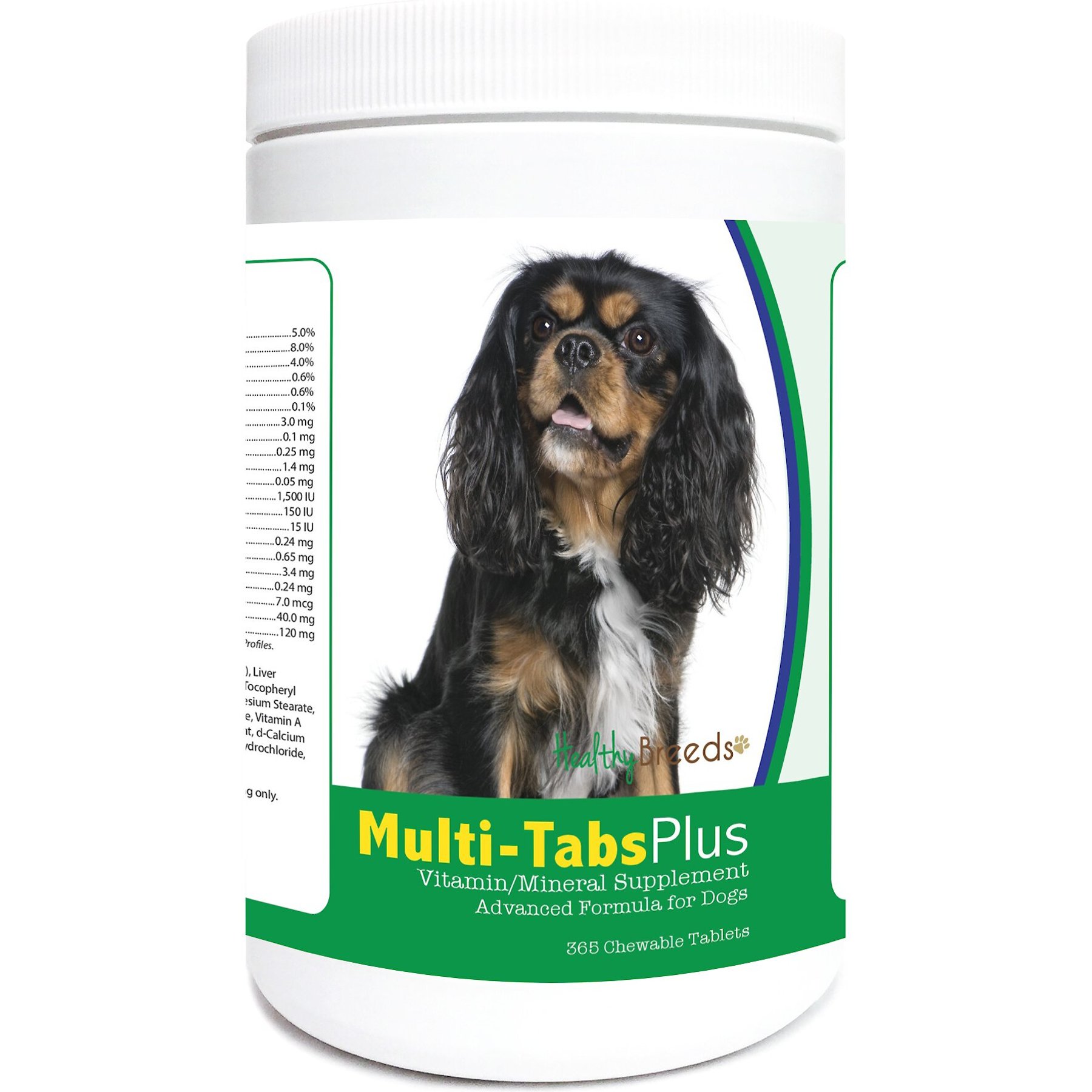 Healthy Breeds Multi-Tabs Plus Chewable Tablets Dog Supplement, 365 count