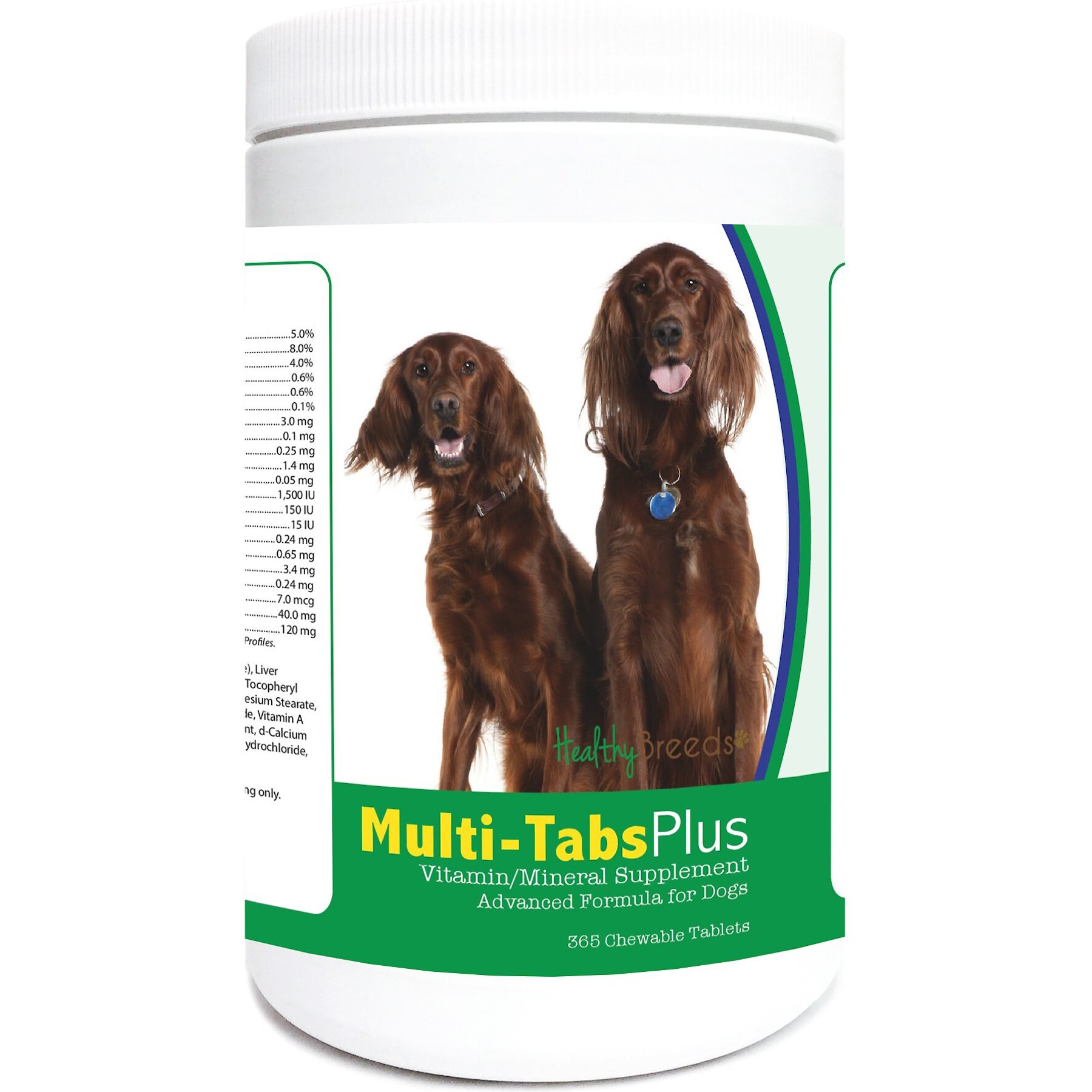 Healthy Breeds Multi-Tabs Plus Chewable Tablets Dog Supplement, 365 count
