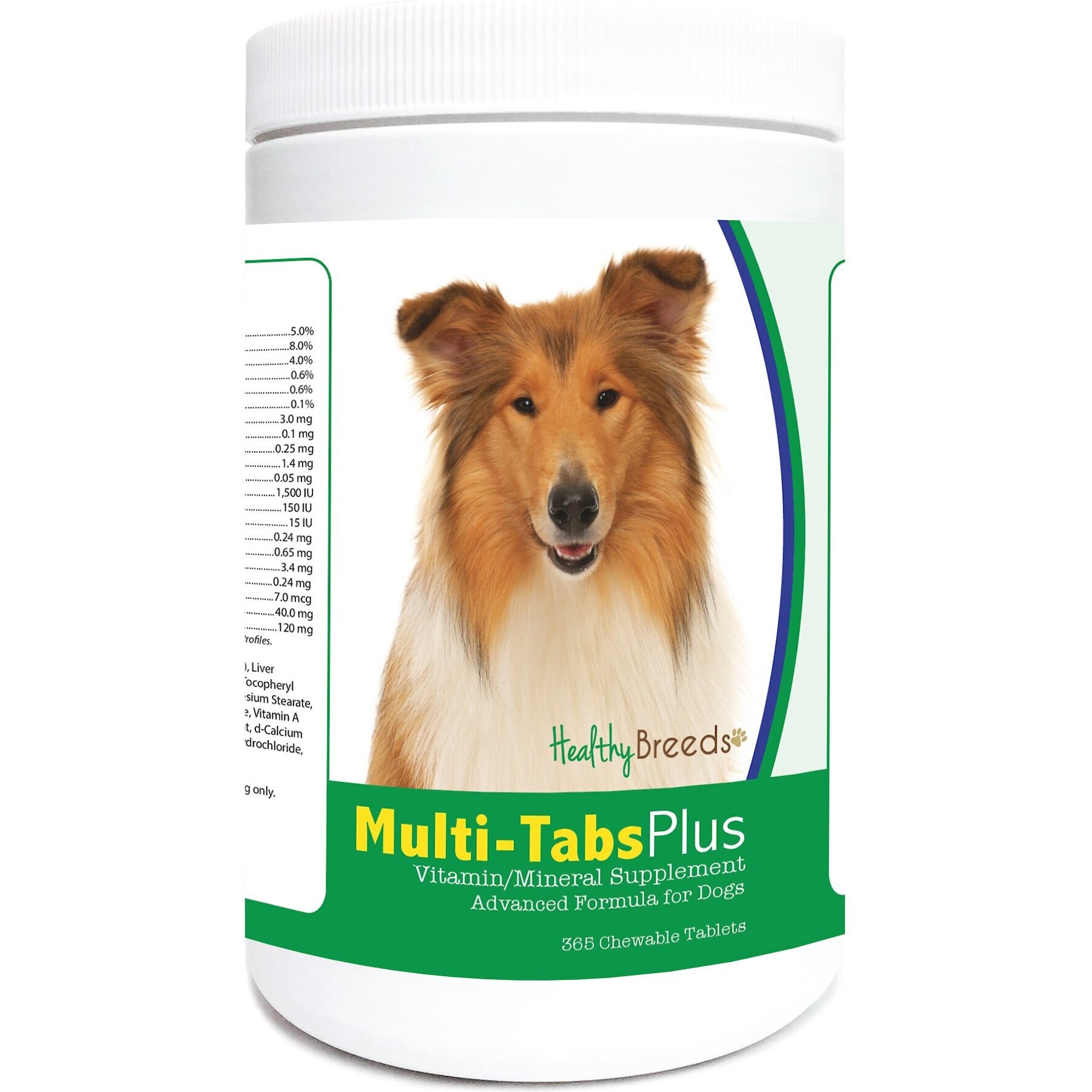 Healthy Breeds Multi-Tabs Plus Chewable Tablets Dog Supplement, 365 count