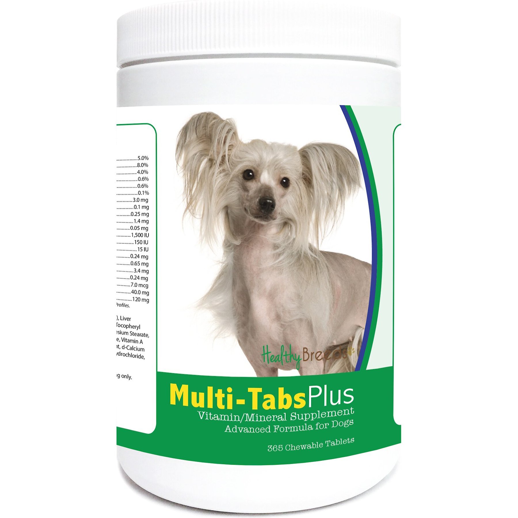 Healthy Breeds Multi-Tabs Plus Chewable Tablets Dog Supplement, 365 count