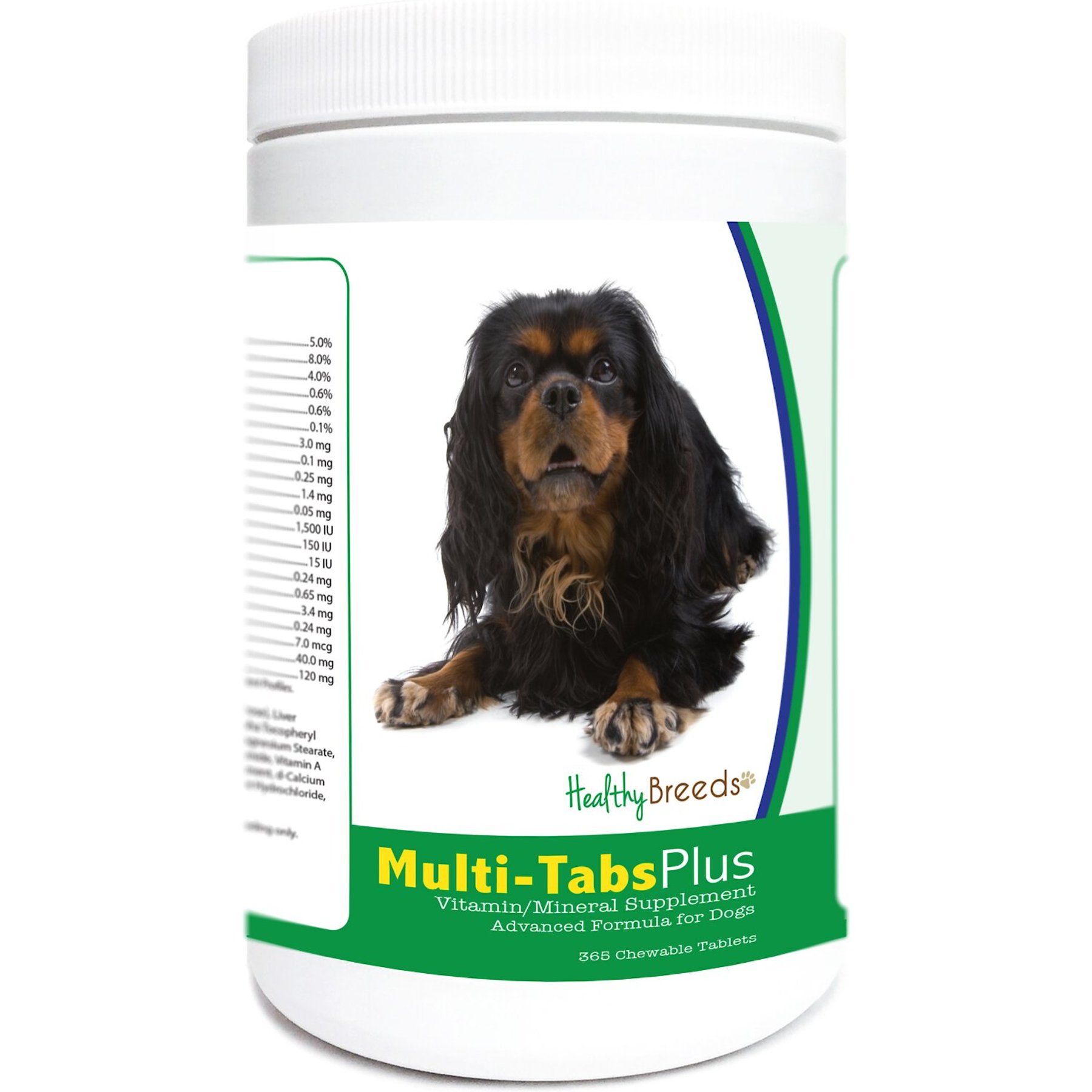 Healthy Breeds Multi-Tabs Plus Chewable Tablets Dog Supplement, 365 count