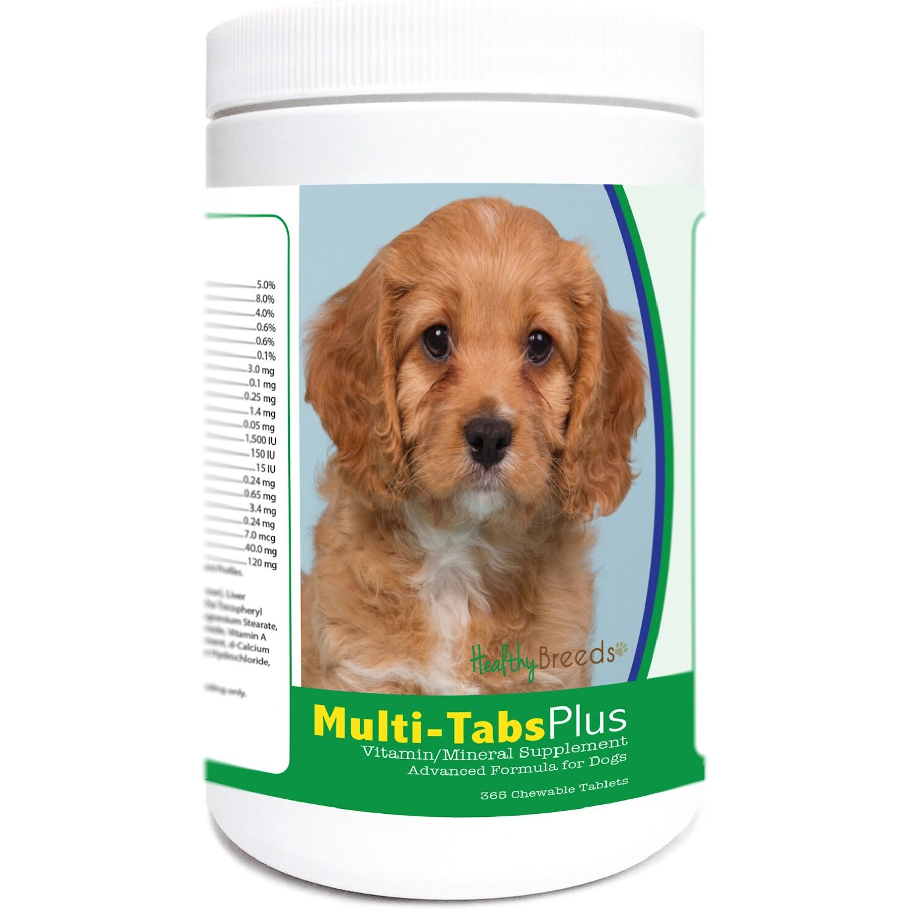 Healthy Breeds Multi-Tabs Plus Chewable Tablets Dog Supplement, 365 count