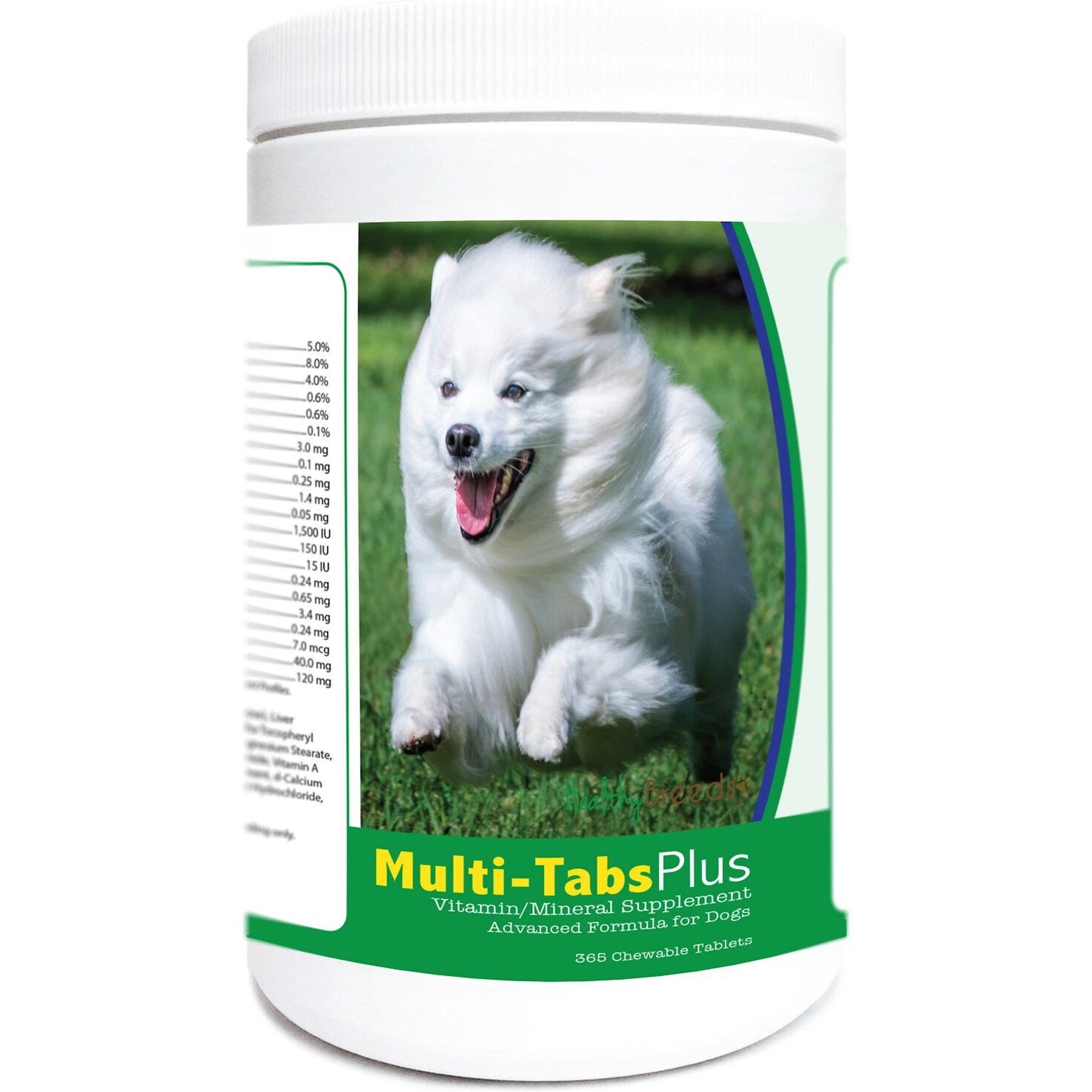 Healthy Breeds Multi-Tabs Plus Chewable Tablets Dog Supplement, 365 count