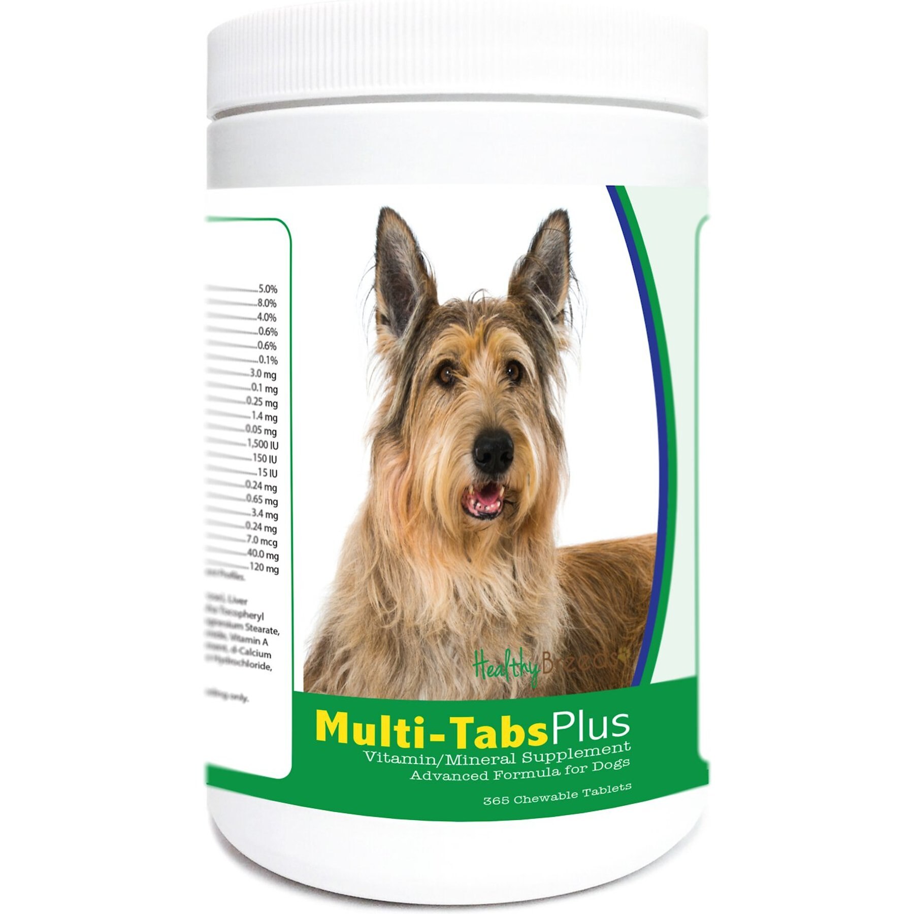 Healthy Breeds Multi-Tabs Plus Chewable Tablets Dog Supplement, 365 count