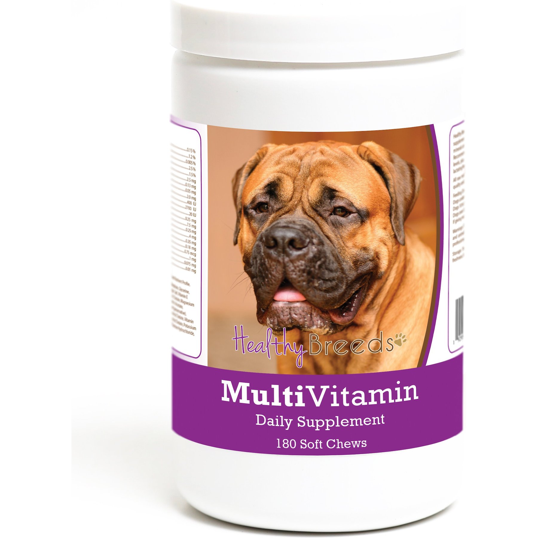 Healthy Breeds Multivitamin Soft Chews Dog Supplement, 180 count