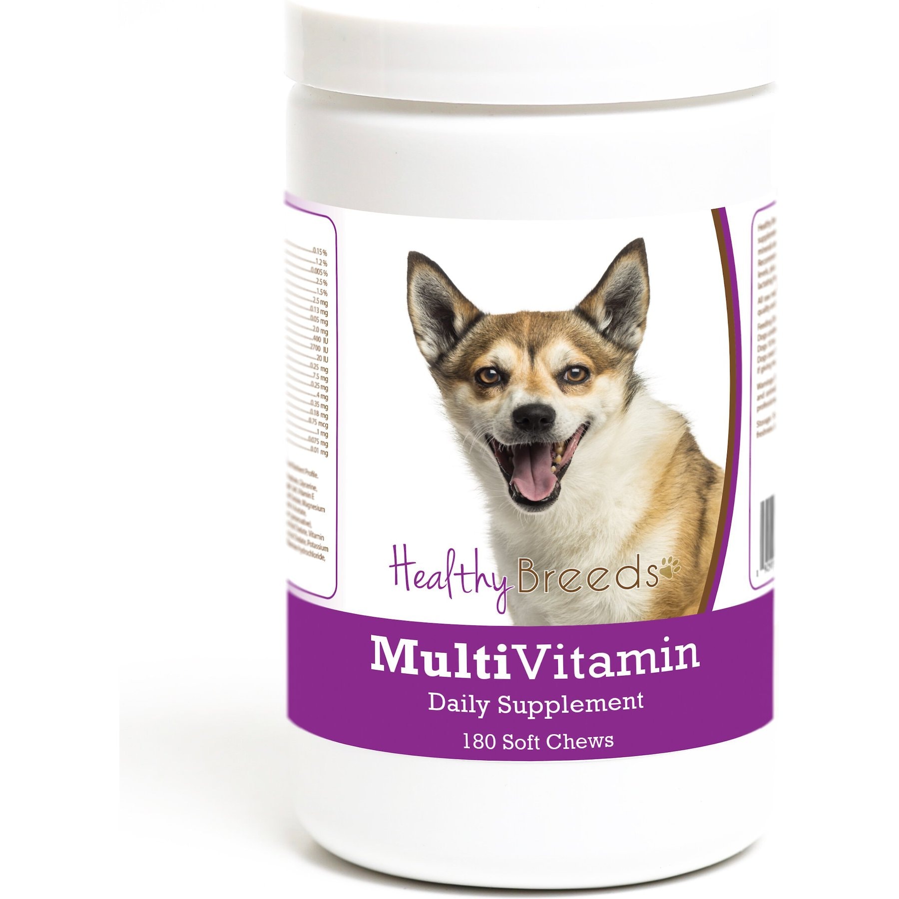 Healthy Breeds Multivitamin Soft Chews Dog Supplement, 180 count