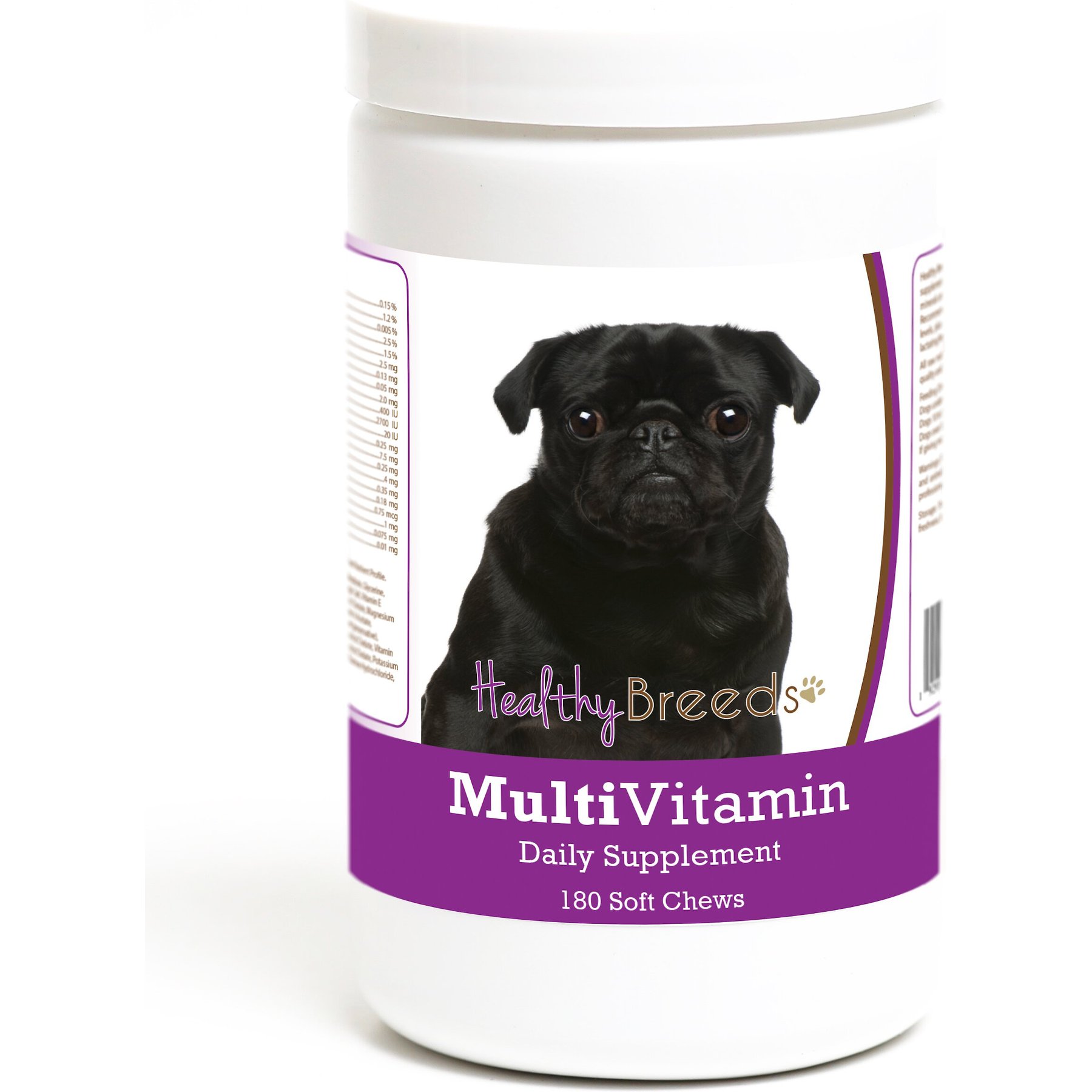 Healthy Breeds Multivitamin Soft Chews Dog Supplement, 180 count