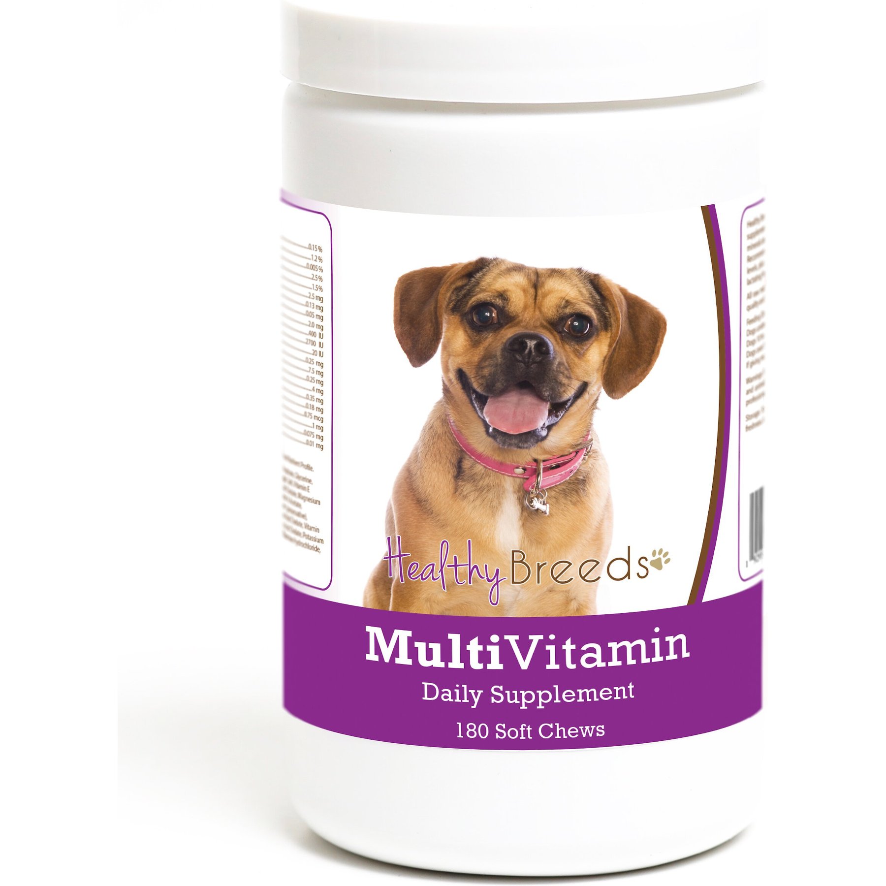 Healthy Breeds Multivitamin Soft Chews Dog Supplement, 180 count