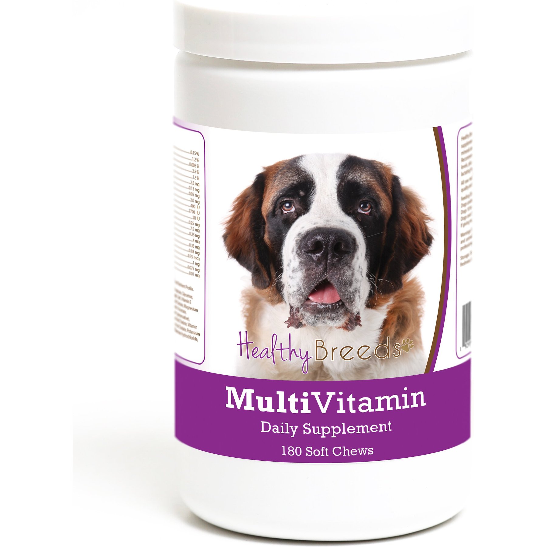 Healthy Breeds Multivitamin Soft Chews Dog Supplement, 180 count