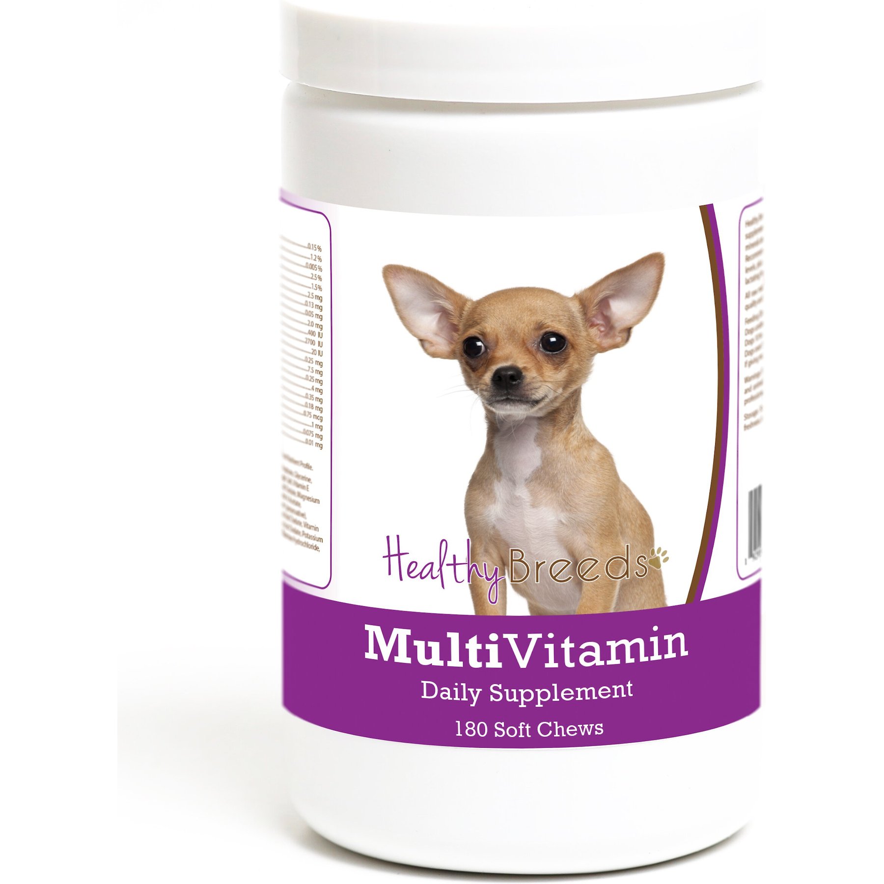 Healthy Breeds Multivitamin Soft Chews Dog Supplement, 180 count