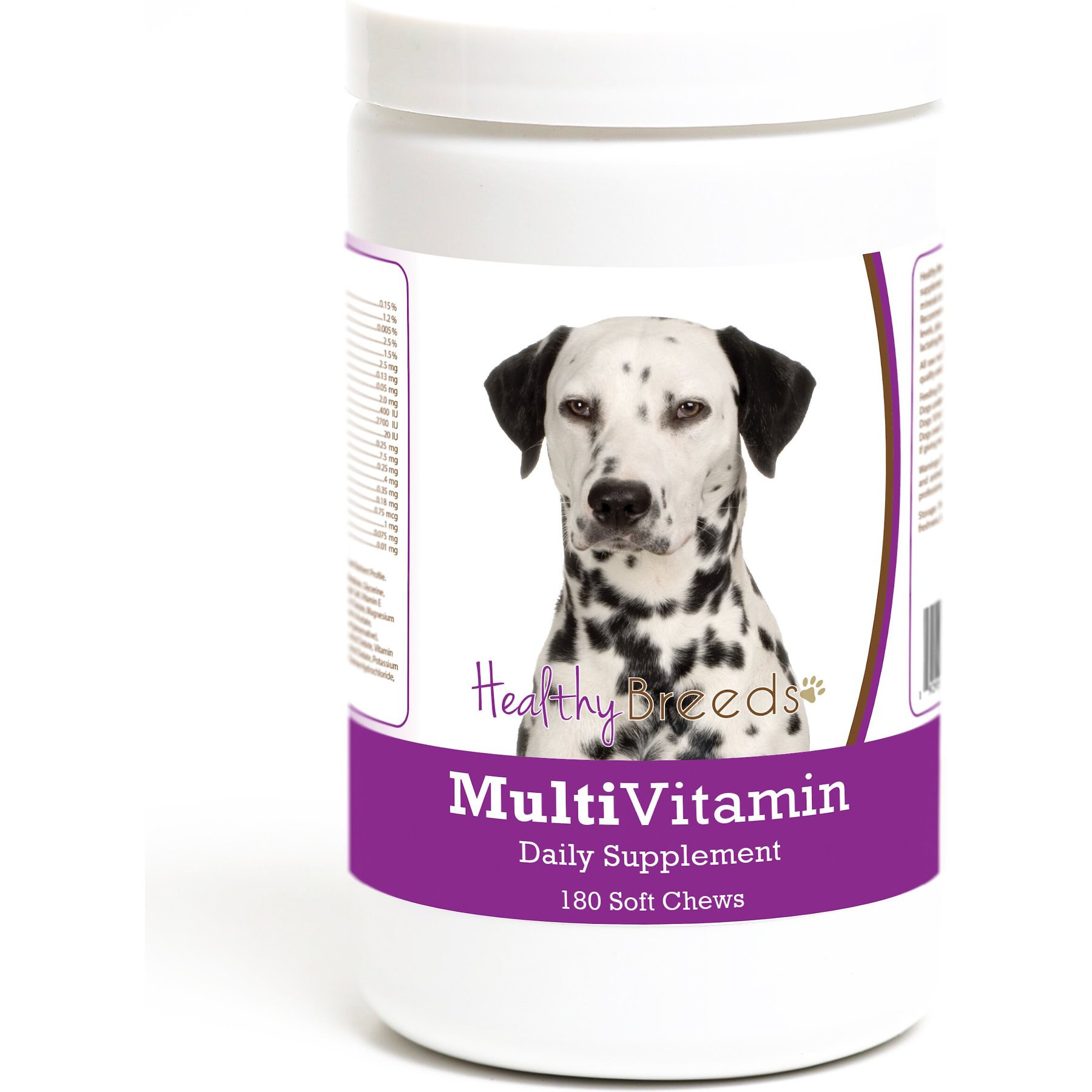 Healthy Breeds Multivitamin Soft Chews Dog Supplement, 180 count