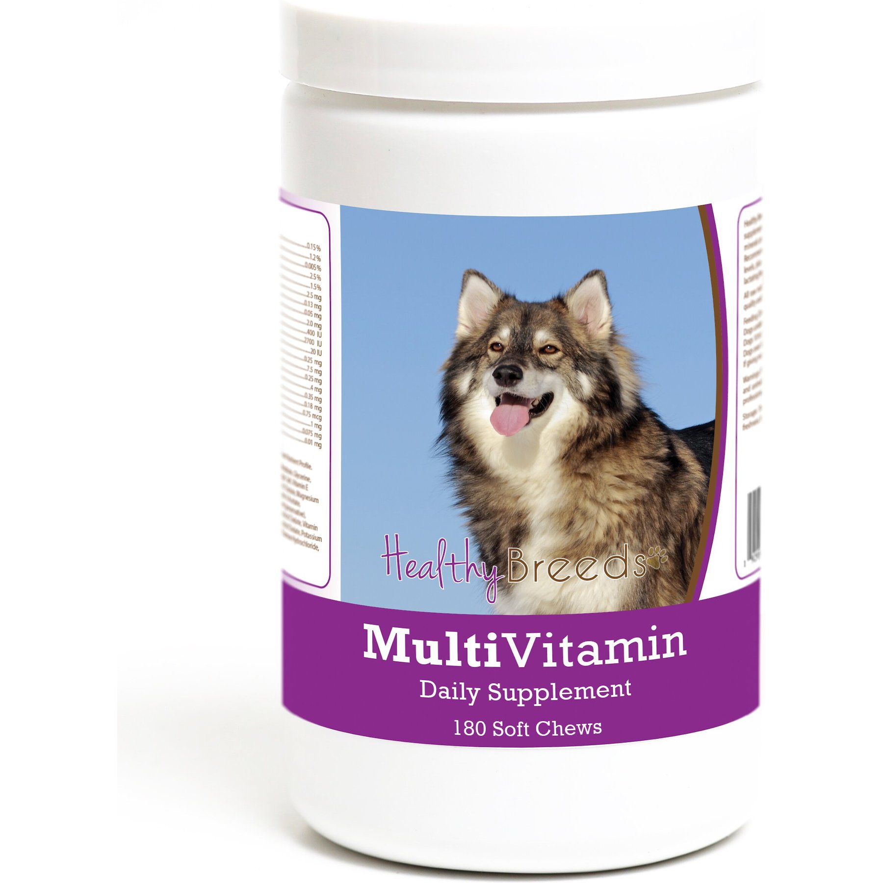Healthy Breeds Multivitamin Soft Chews Dog Supplement, 180 count
