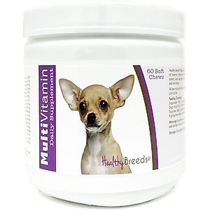 Healthy Breeds Multivitamin Soft Chews Dog Supplement, Chihuahua