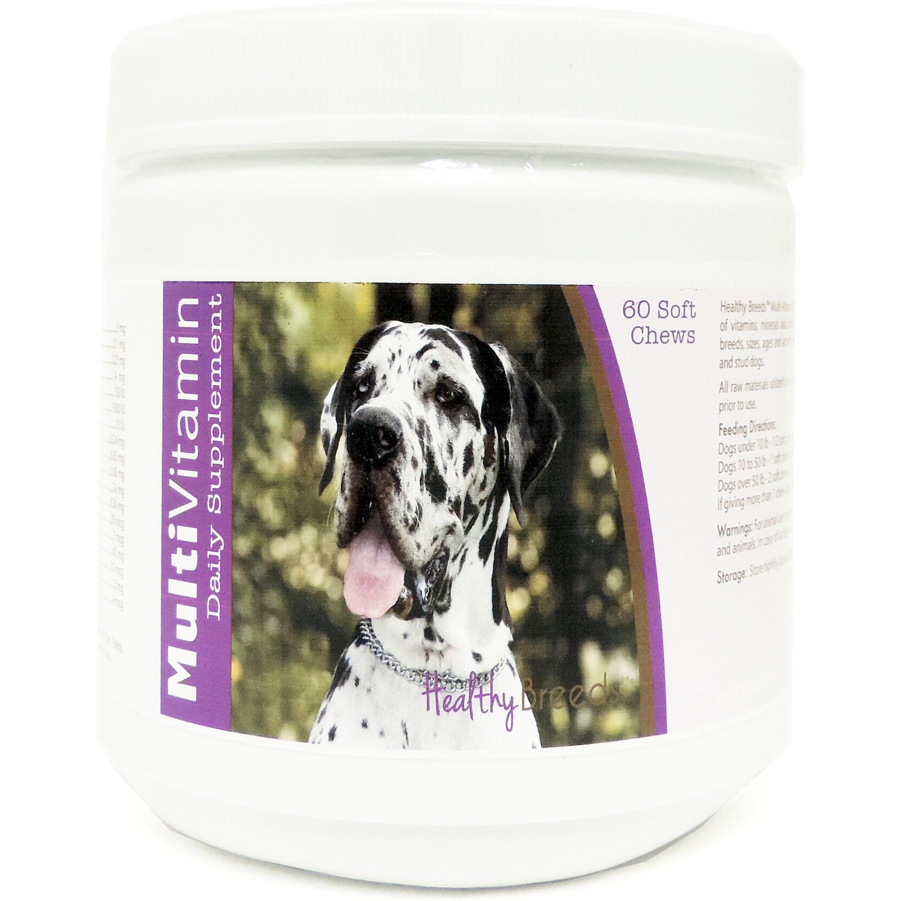 Healthy Breeds Multivitamin Soft Chews Dog Supplement, Great Dane