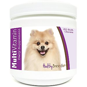 Healthy Breeds Multivitamin Soft Chews Dog Supplement, Pomeranian