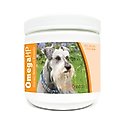 Healthy Breeds Omega HP Fatty Acid Skin & Coat Support Soft Chews Dog Supplement, 60 count, Miniature Schnauzer