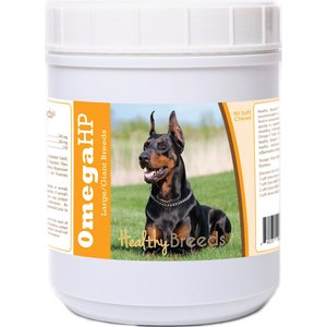 Healthy Breeds Omega HP Fatty Acid Skin & Coat Support Soft Chews Dog Supplement, 90 count