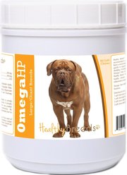Healthy Breeds Omega HP Fatty Acid Skin & Coat Support Soft Chews Dog Supplement, 90 count