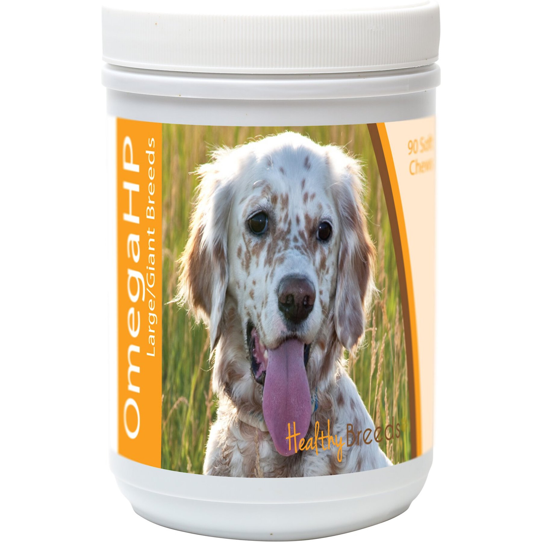 Healthy Breeds Omega HP Fatty Acid Skin & Coat Support Soft Chews Dog Supplement, 90 count