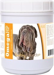 Healthy Breeds Omega HP Fatty Acid Skin & Coat Support Soft Chews Dog Supplement, 90 count