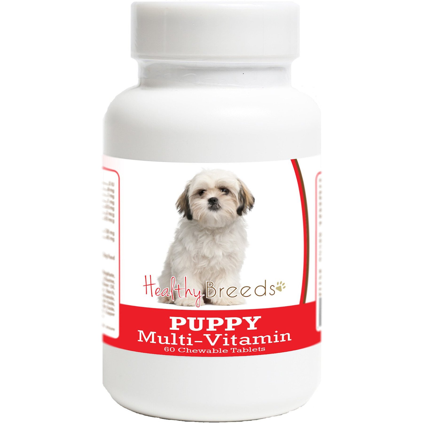 Healthy Breeds Puppy Multi-Vitamin Chewable Tablet Multivitamin for Puppies, Shih Tzu, 60 count