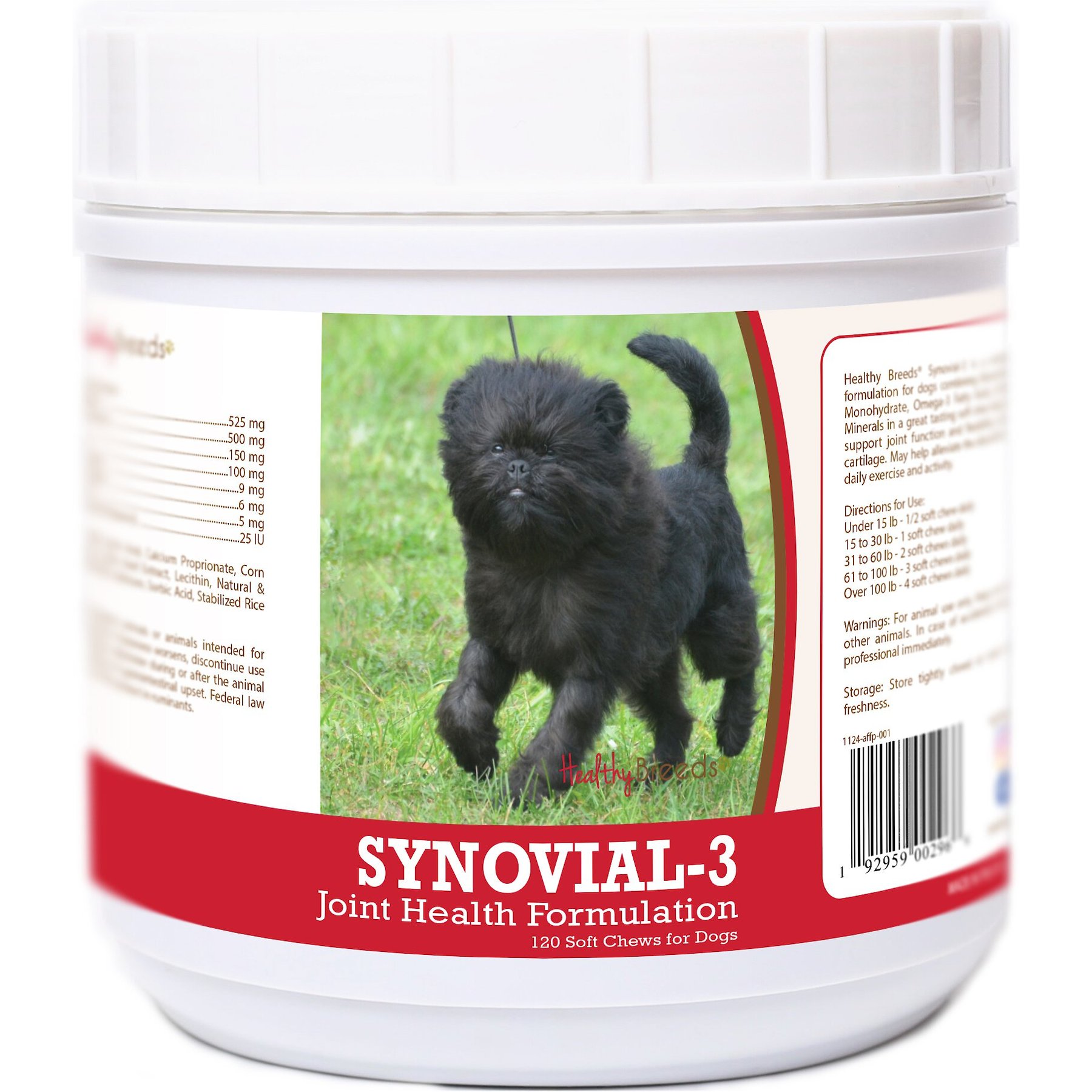 Healthy Breeds Synovial-3 Joint Health Formulation Soft Chews Dog Supplement, 120 count