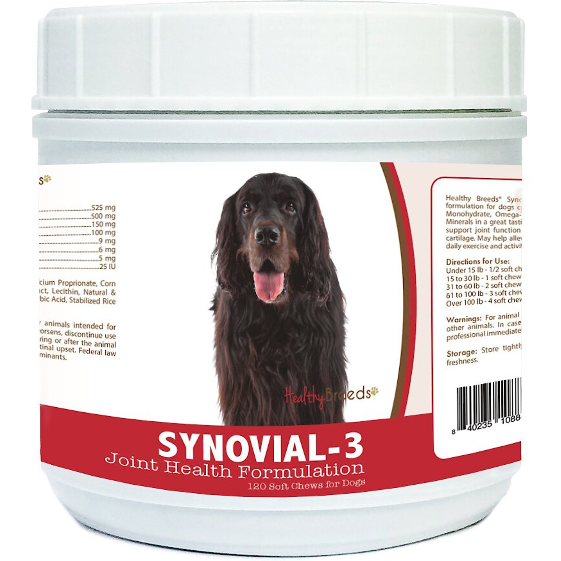 Healthy Breeds Synovial-3 Joint Health Formulation Soft Chews Dog Supplement, 120 count