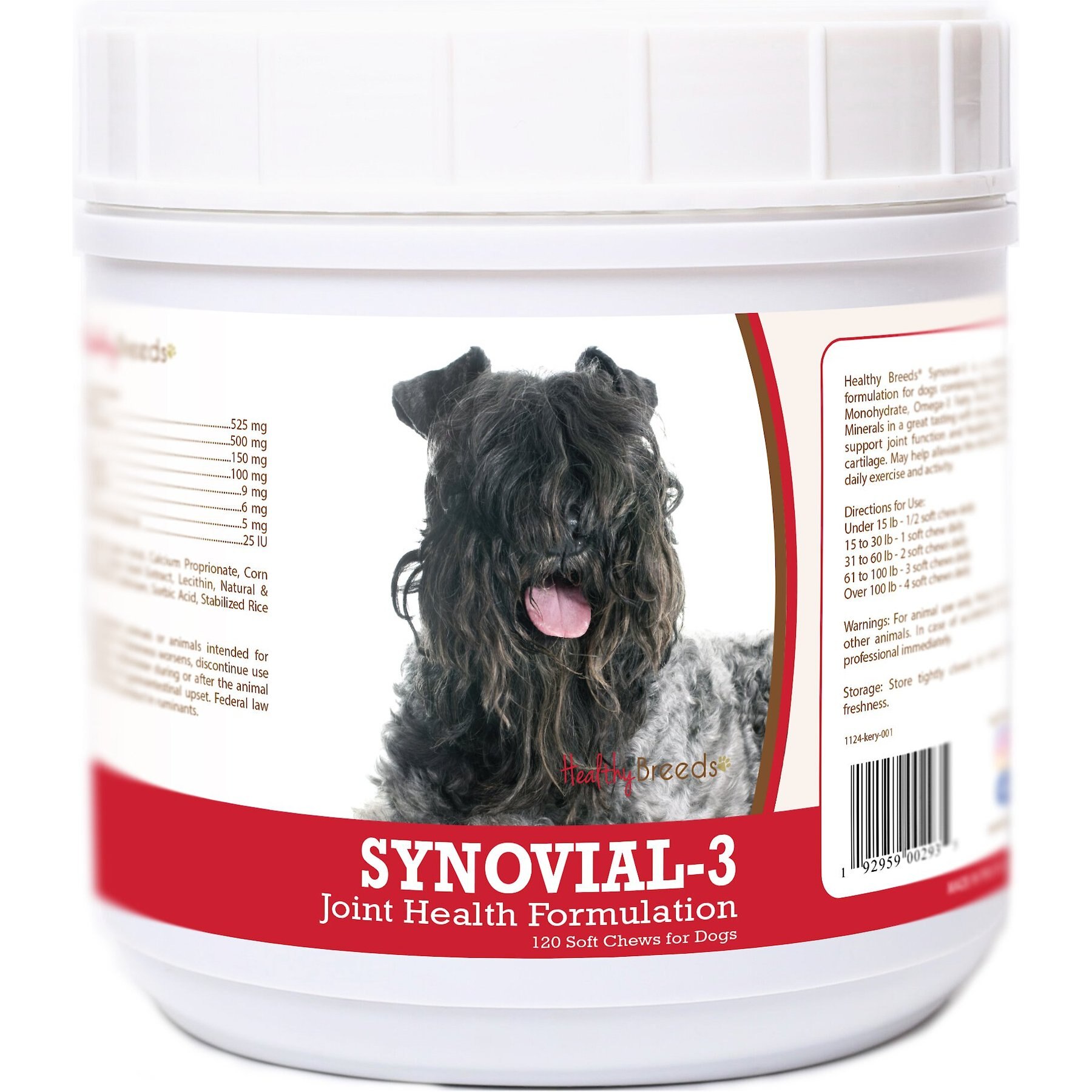 Healthy Breeds Synovial-3 Joint Health Formulation Soft Chews Dog Supplement, 120 count