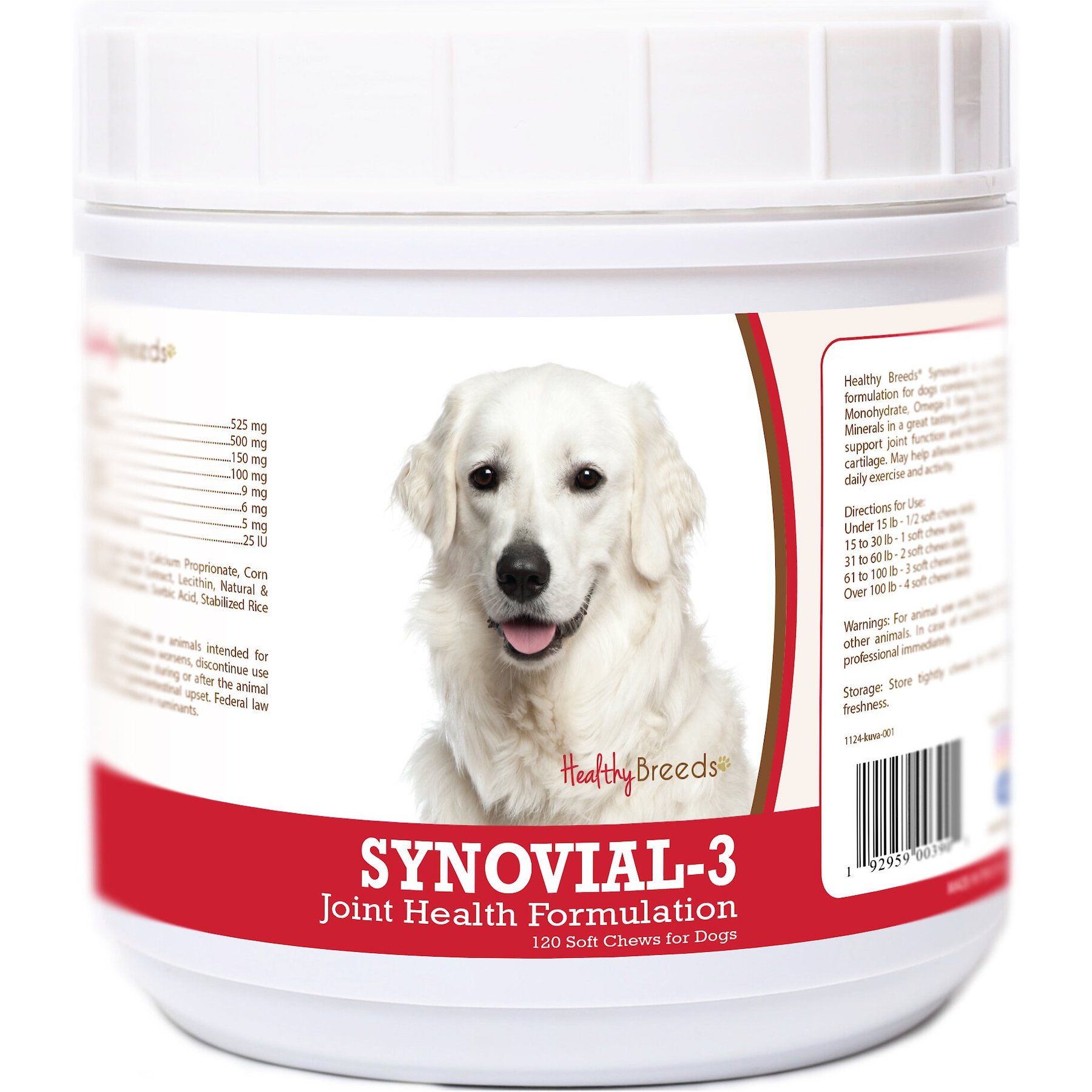 Healthy Breeds Synovial-3 Joint Health Formulation Soft Chews Dog Supplement, 120 count