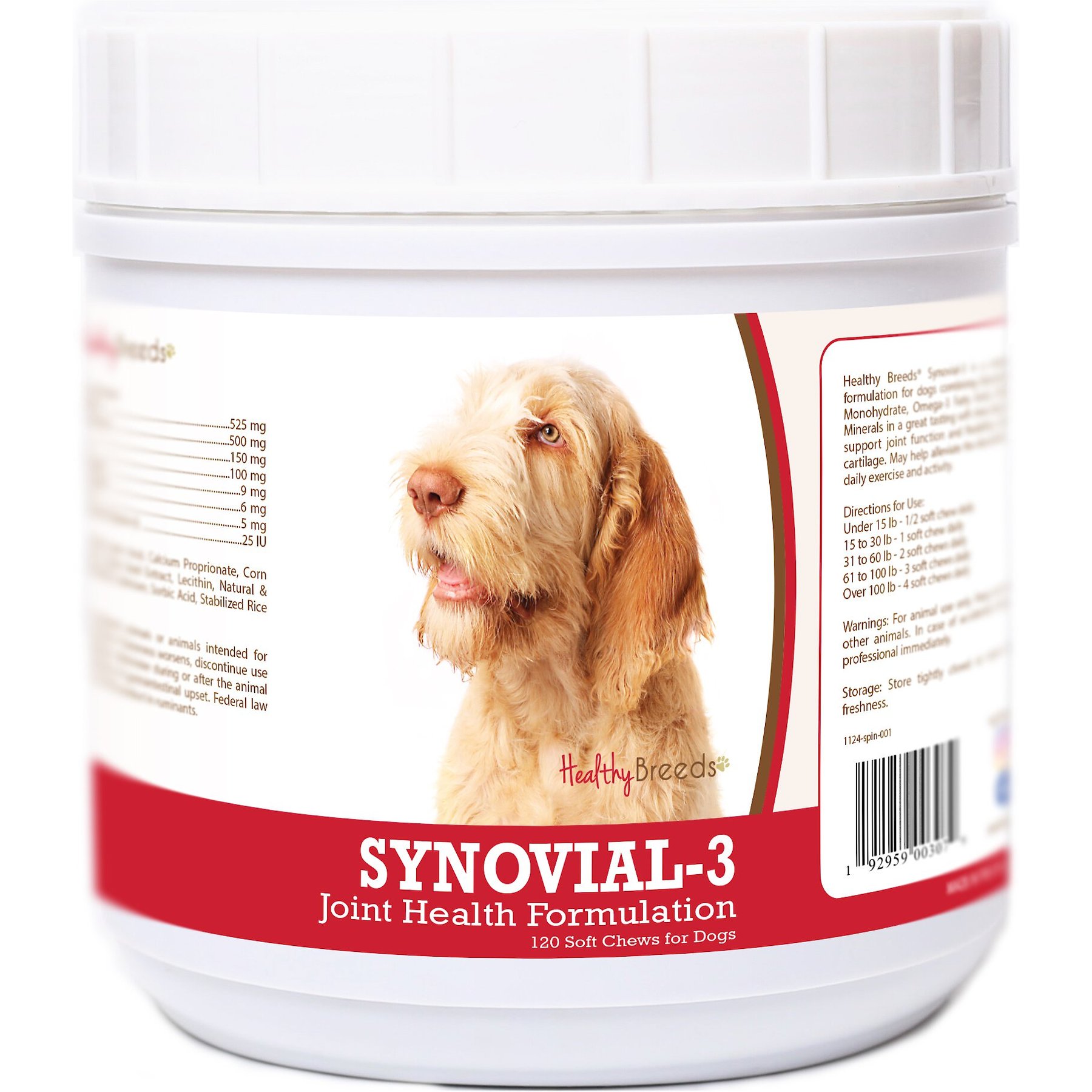 Healthy Breeds Synovial-3 Joint Health Formulation Soft Chews Dog Supplement, 120 count