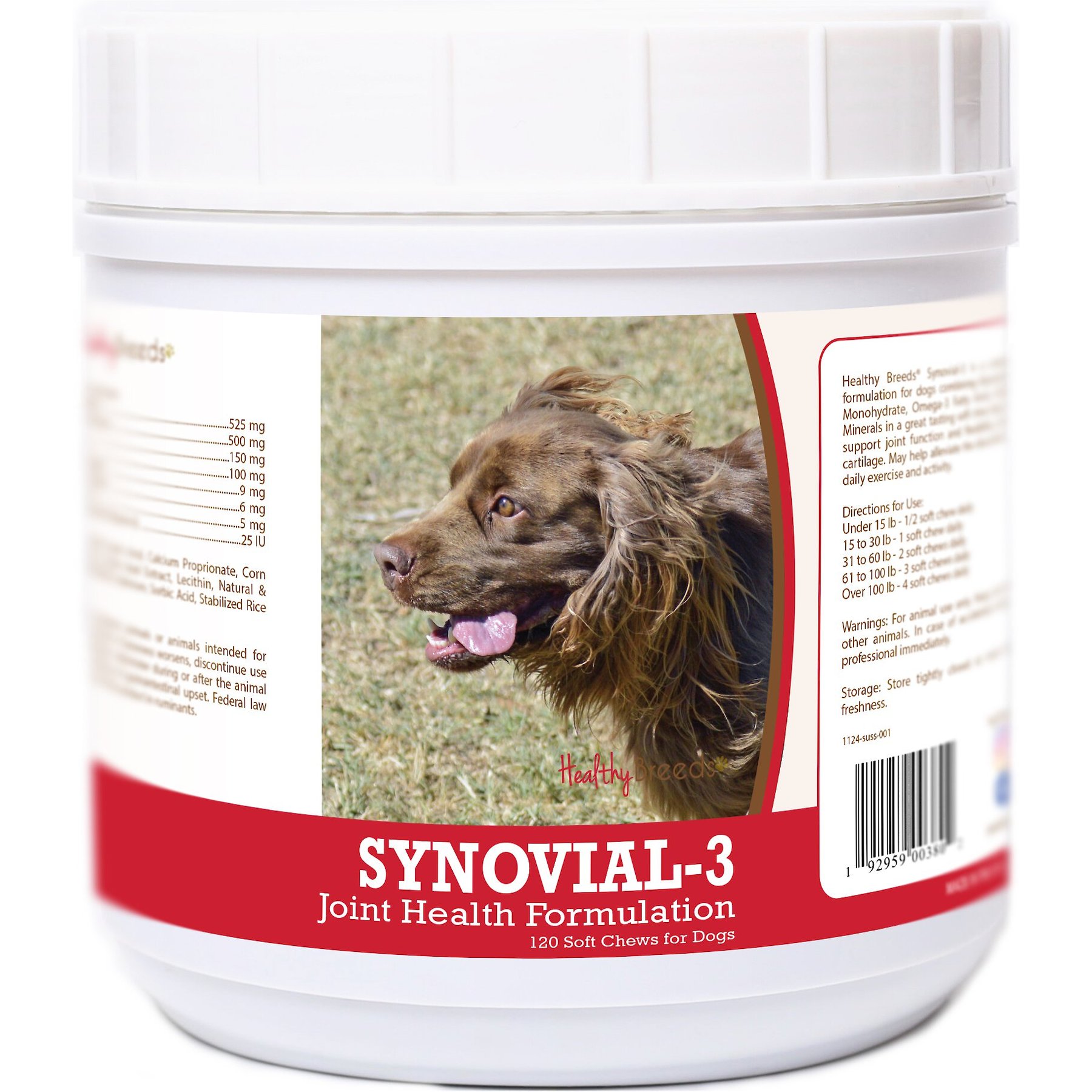 Healthy Breeds Synovial-3 Joint Health Formulation Soft Chews Dog Supplement, 120 count