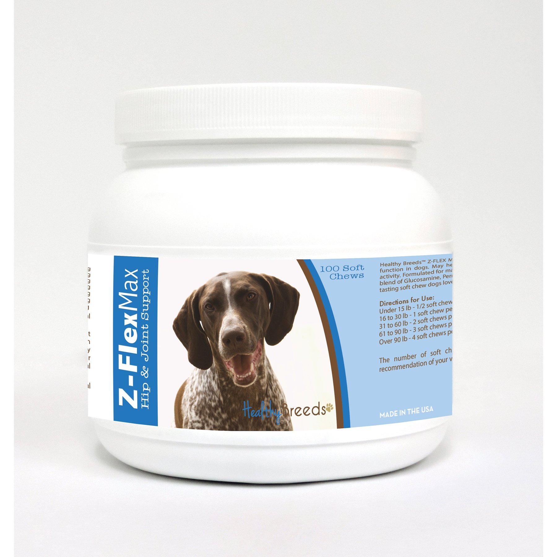 Healthy Breeds Z-Flex Max Hip & Joint Soft Chews Dog Supplement, 100 count