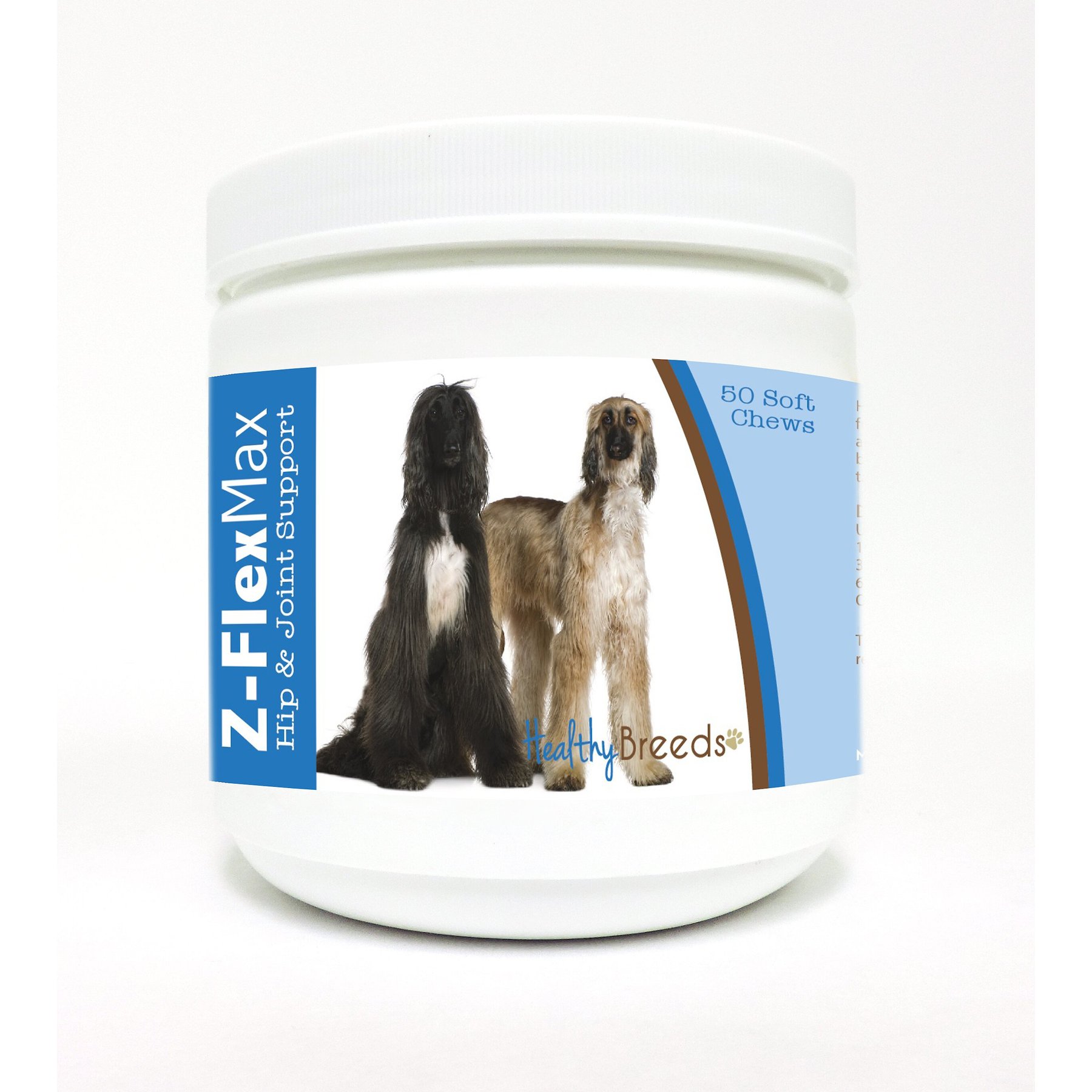 Healthy Breeds Z-Flex Max Hip & Joint Soft Chews Dog Supplement, 50 count