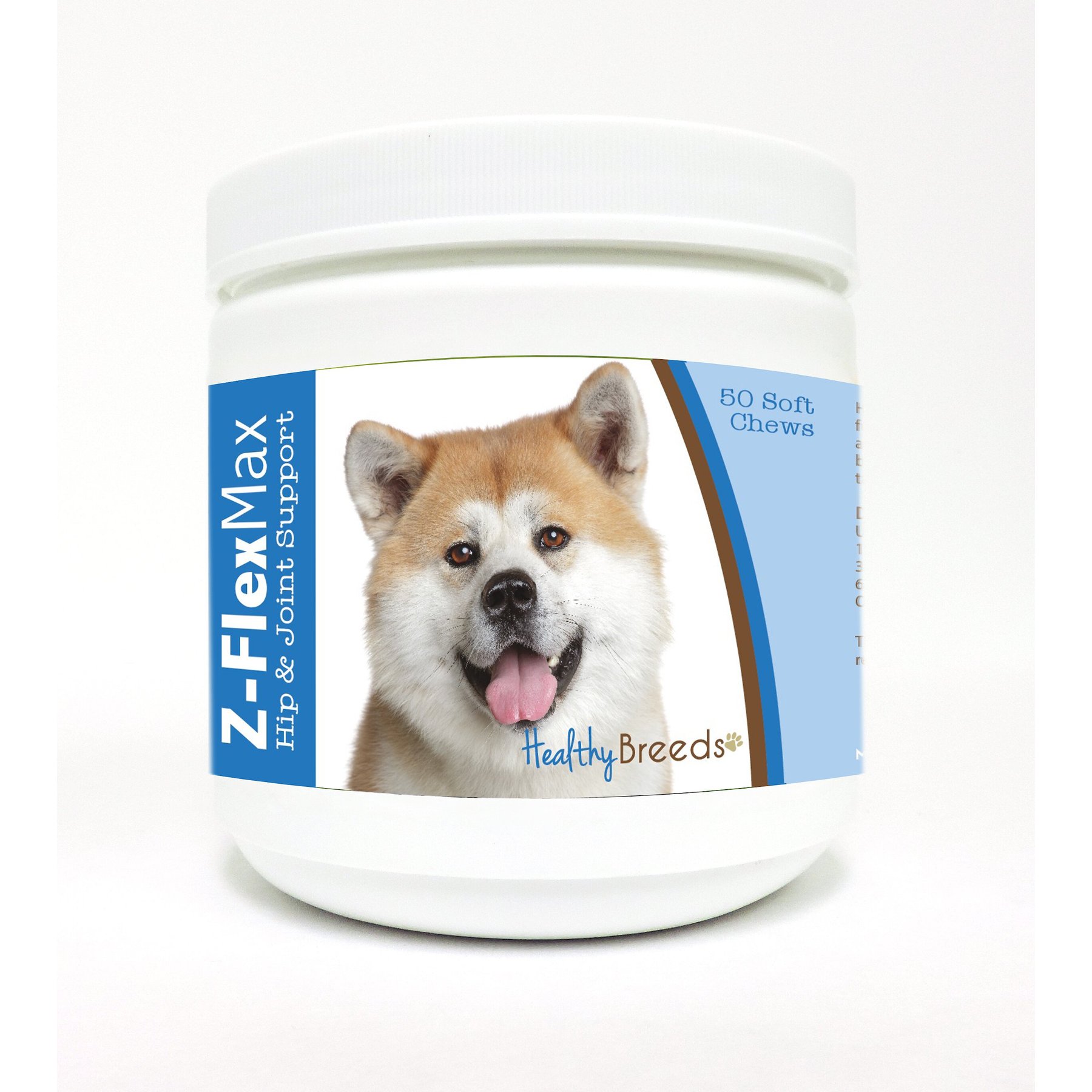 Healthy Breeds Z-Flex Max Hip & Joint Soft Chews Dog Supplement, 50 count