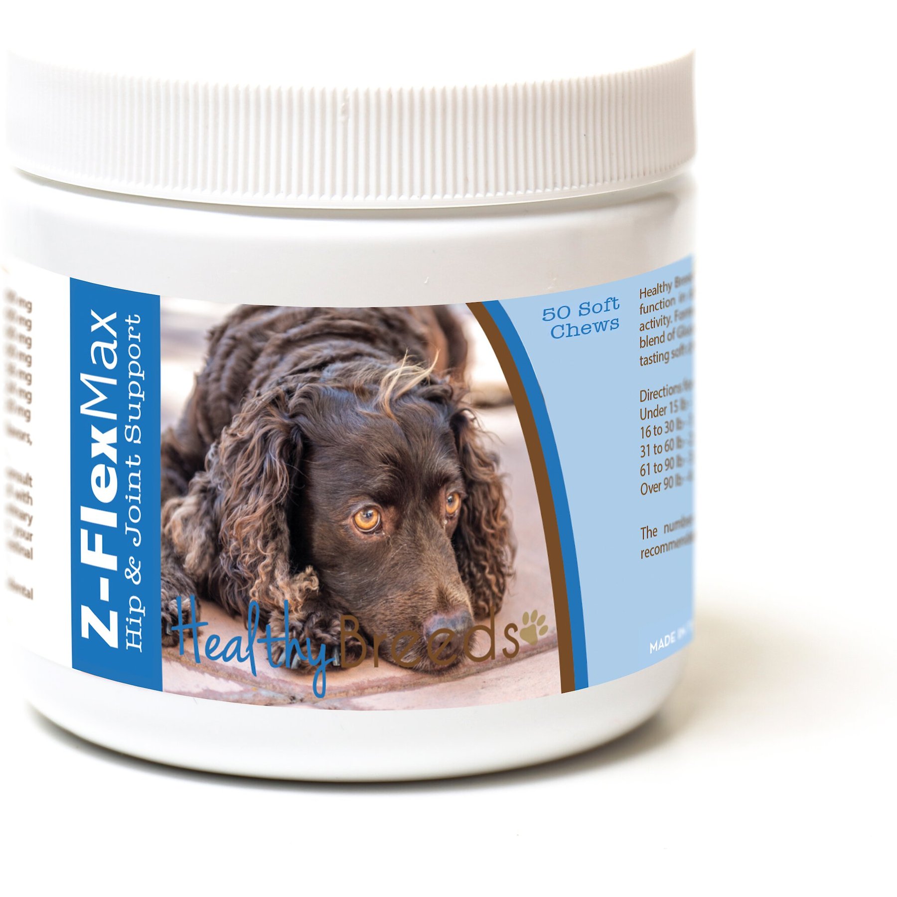 Healthy Breeds Z-Flex Max Hip & Joint Soft Chews Dog Supplement, 50 count