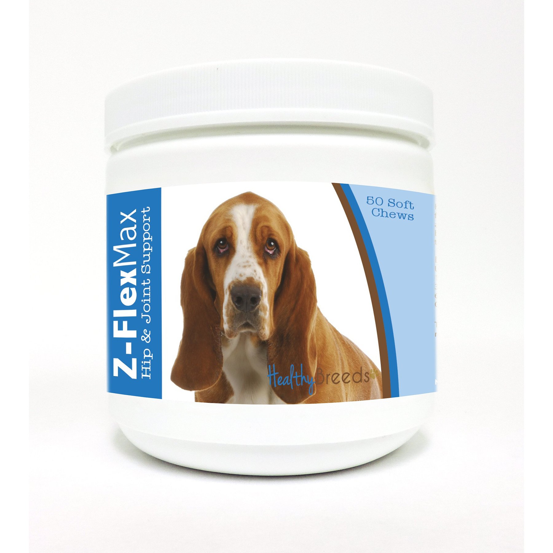 Healthy Breeds Z-Flex Max Hip & Joint Soft Chews Dog Supplement, 50 count