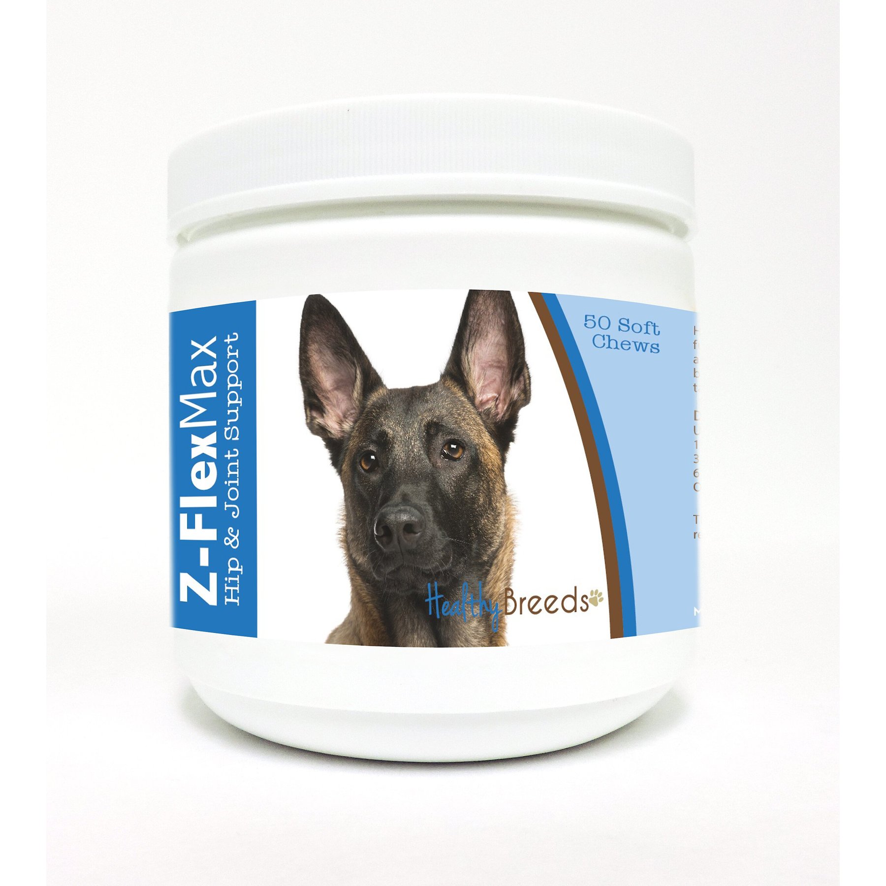 Healthy Breeds Z-Flex Max Hip & Joint Soft Chews Dog Supplement, 50 count